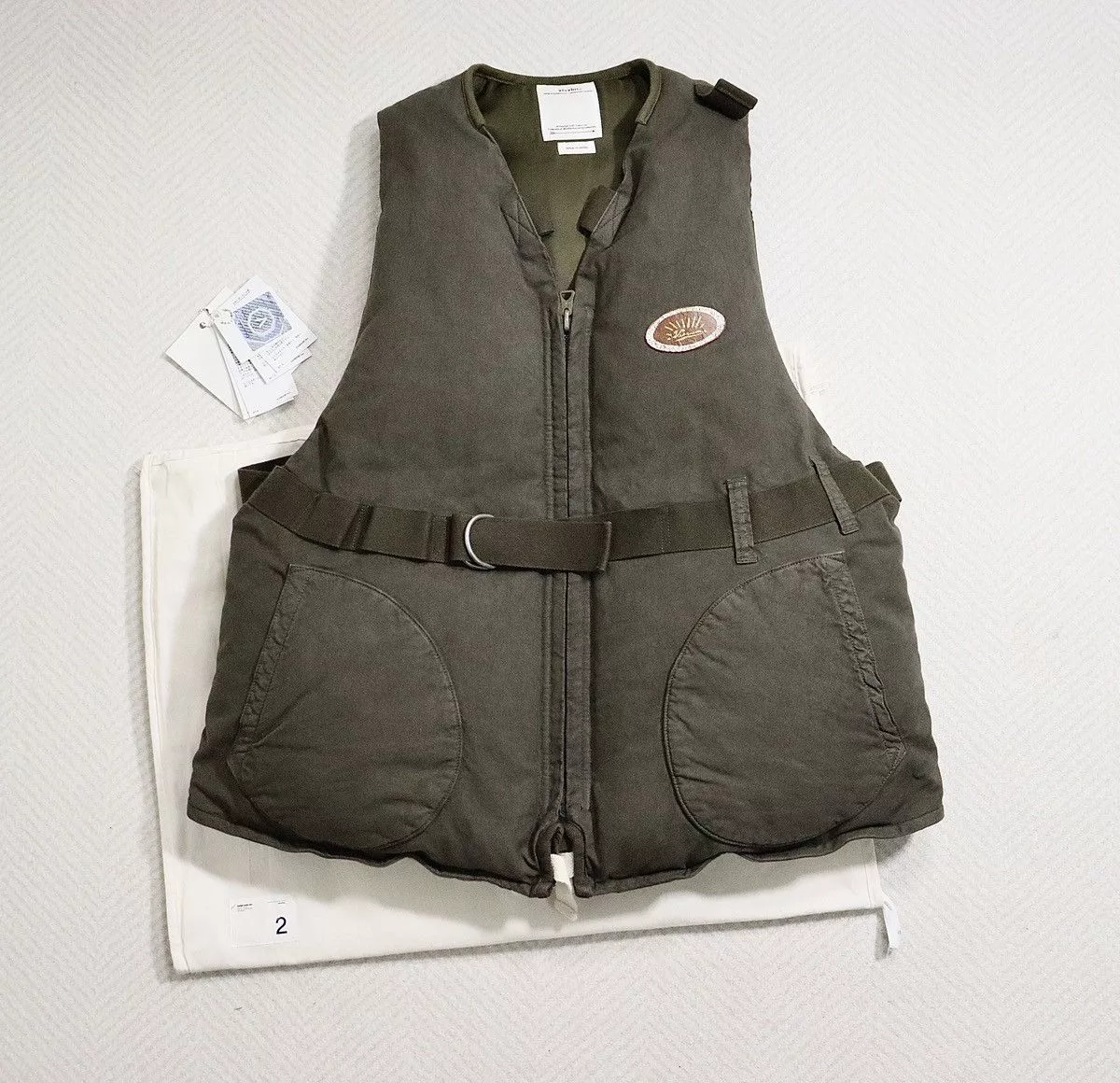 Visvim Vests Visvim 20aw Harrier Down Vest Green