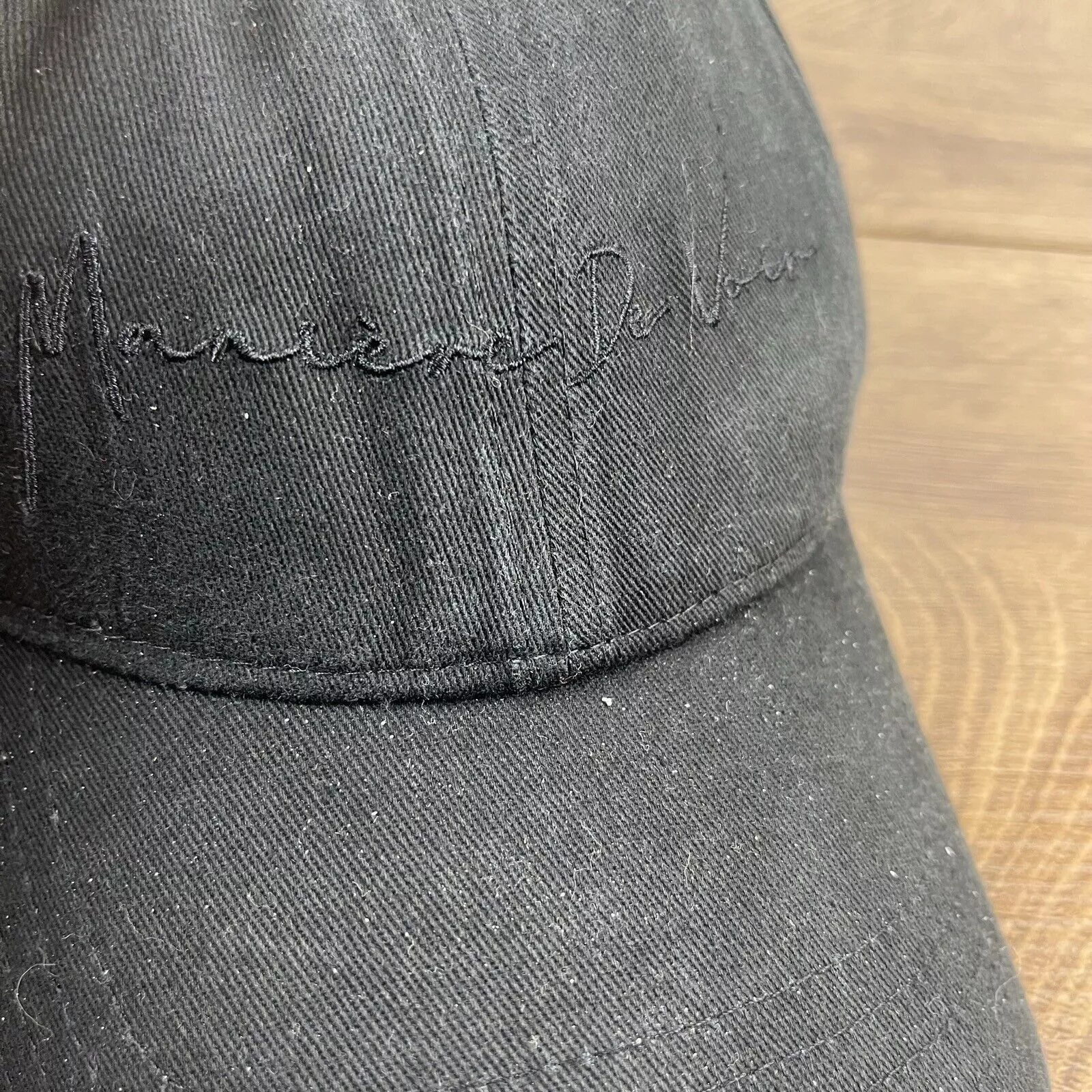 Other Hats Other Manier Der Noir Adjustable Hat Black Hat Adult Fit Black Hat