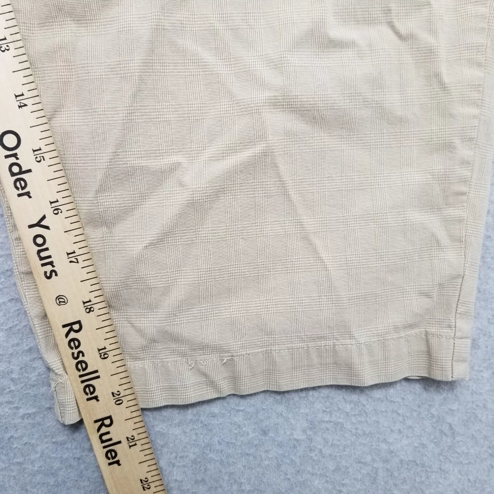 Dockers Pants Womens 22 Pockets Capri 41x20 Casual Plaid Multi