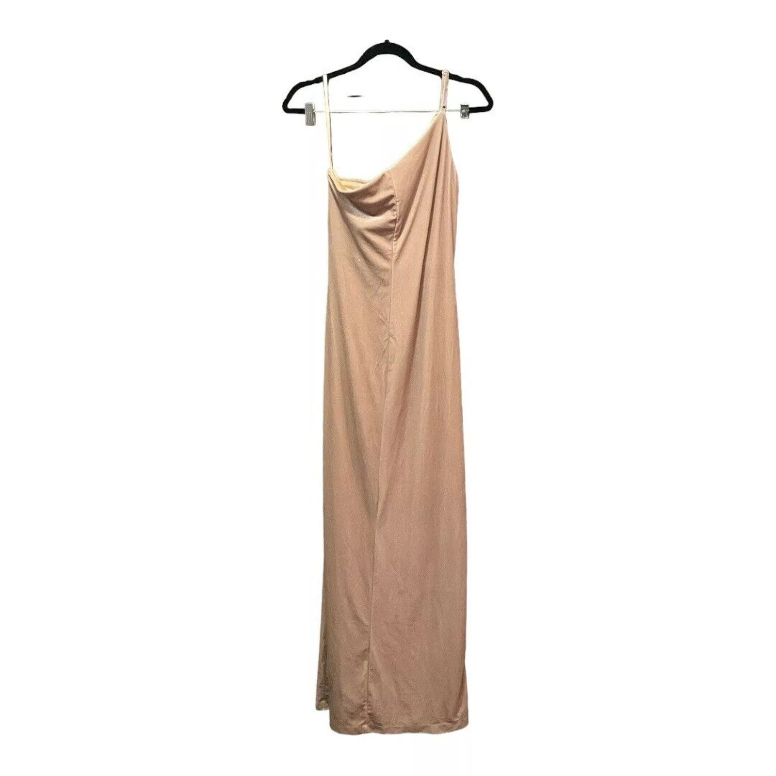 Other Midi Dresses Other Revelry Jade Velvet Dress Beige