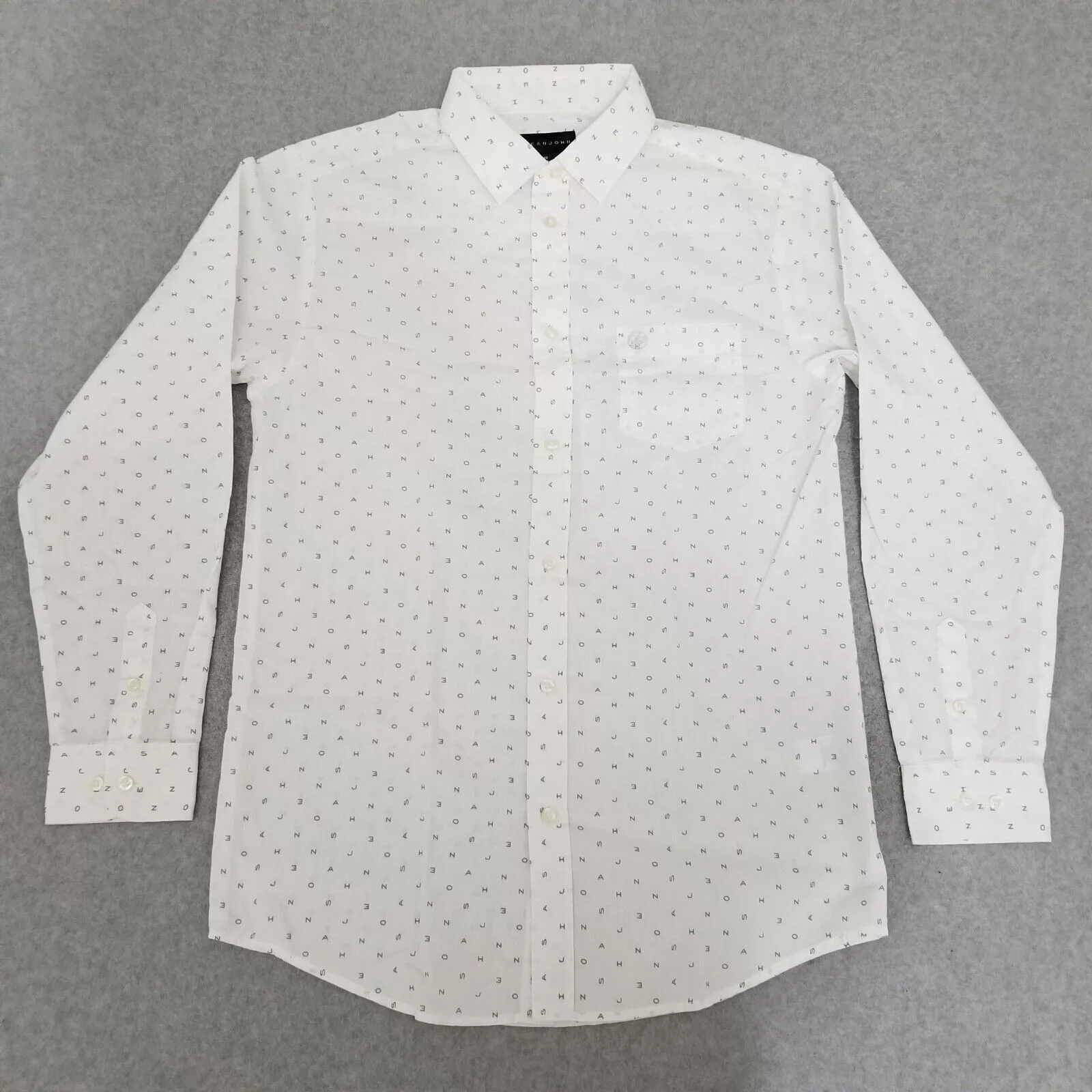 Sean John Shirts Button Ups Sean John Shirt Mens 18 Small Button Up Long Sleeve Casual White