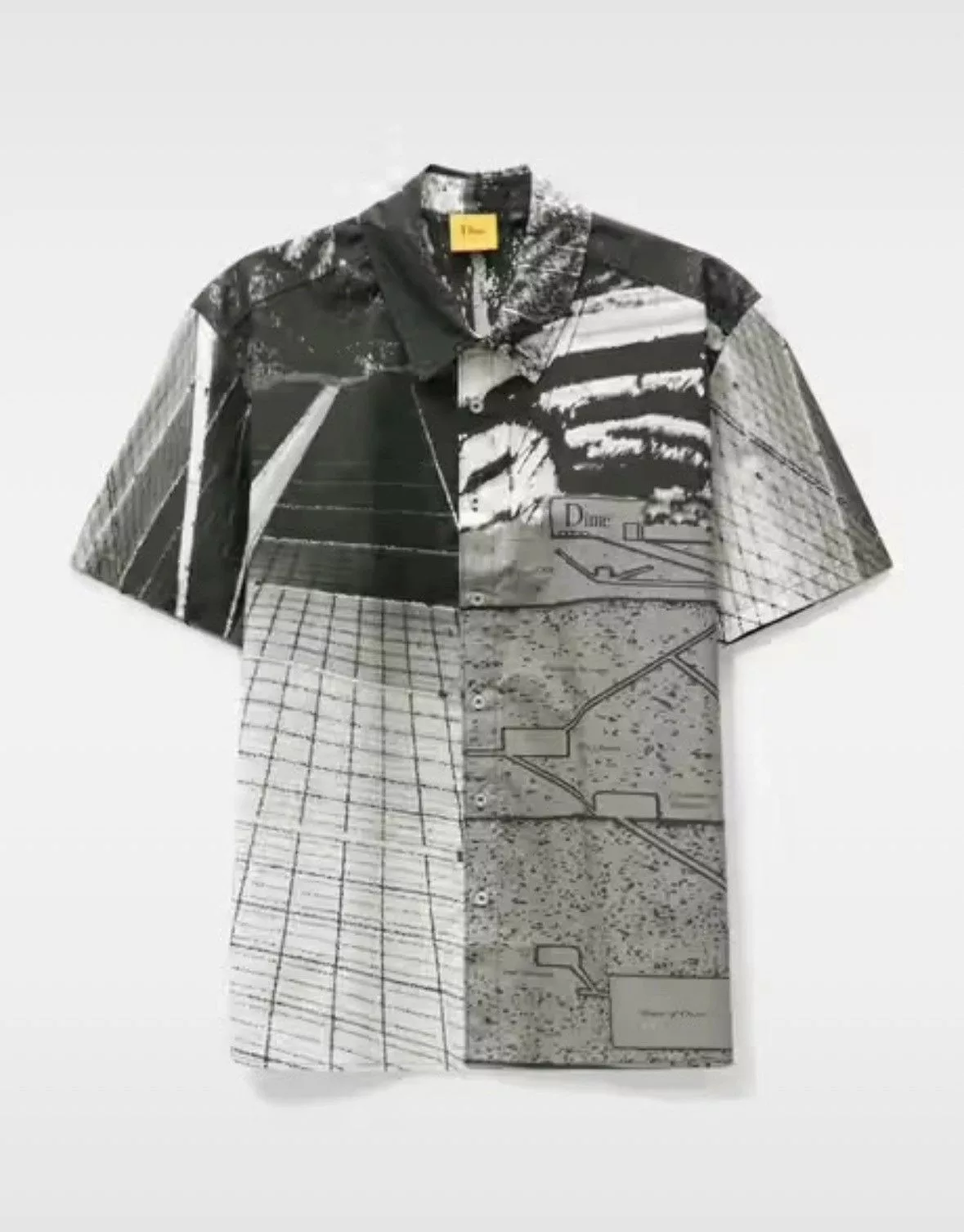Dime Shirts Button Ups Dime Concrete Secret Button Up Shirt Multi