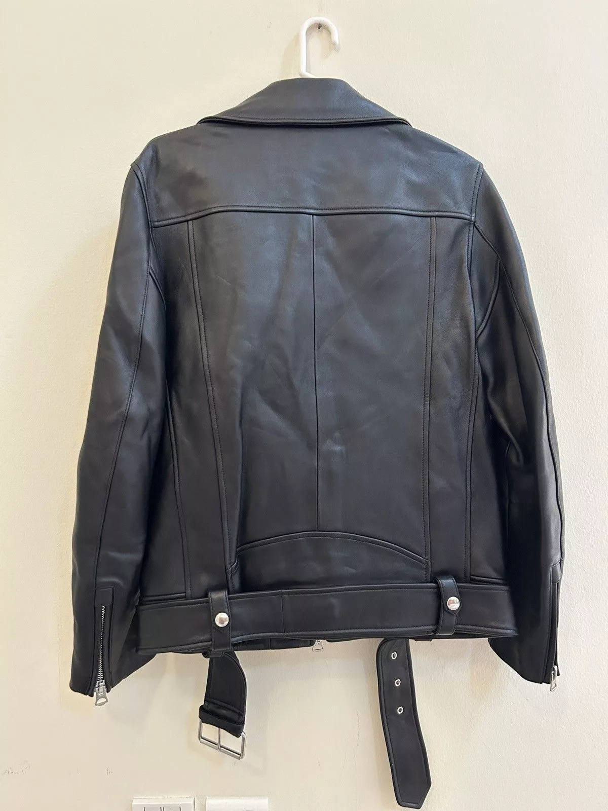 Acne Studios Leather Jackets Acne Studios Biker Leather Jacket. Black
