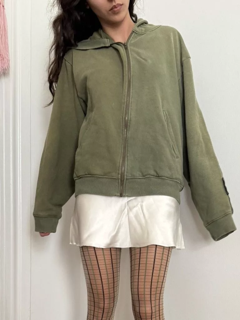 Kapital Light Jackets Kapital x Kapital Kountry SS19 Shell Zip Hoodie Green