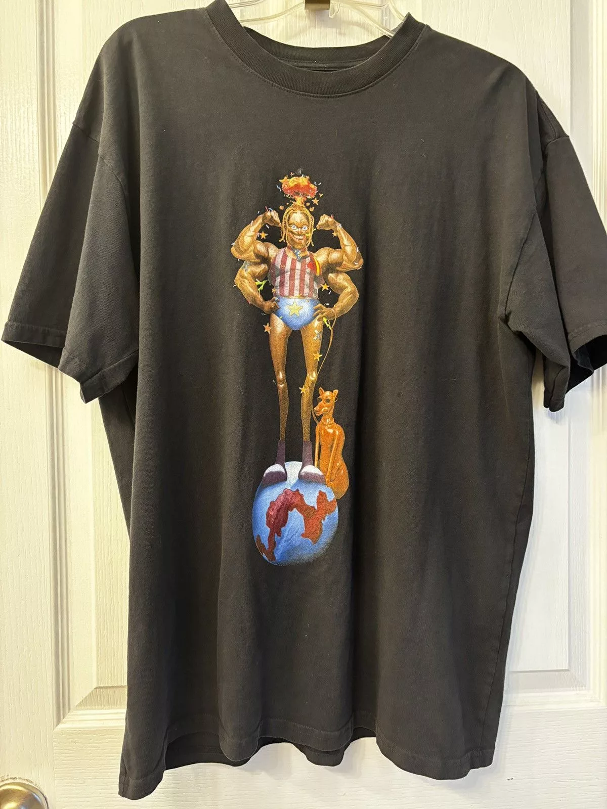 Travis Scott Short Sleeve T Shirts Travis Scott Circus Maximus Charlotte City Tour Exclusive Black