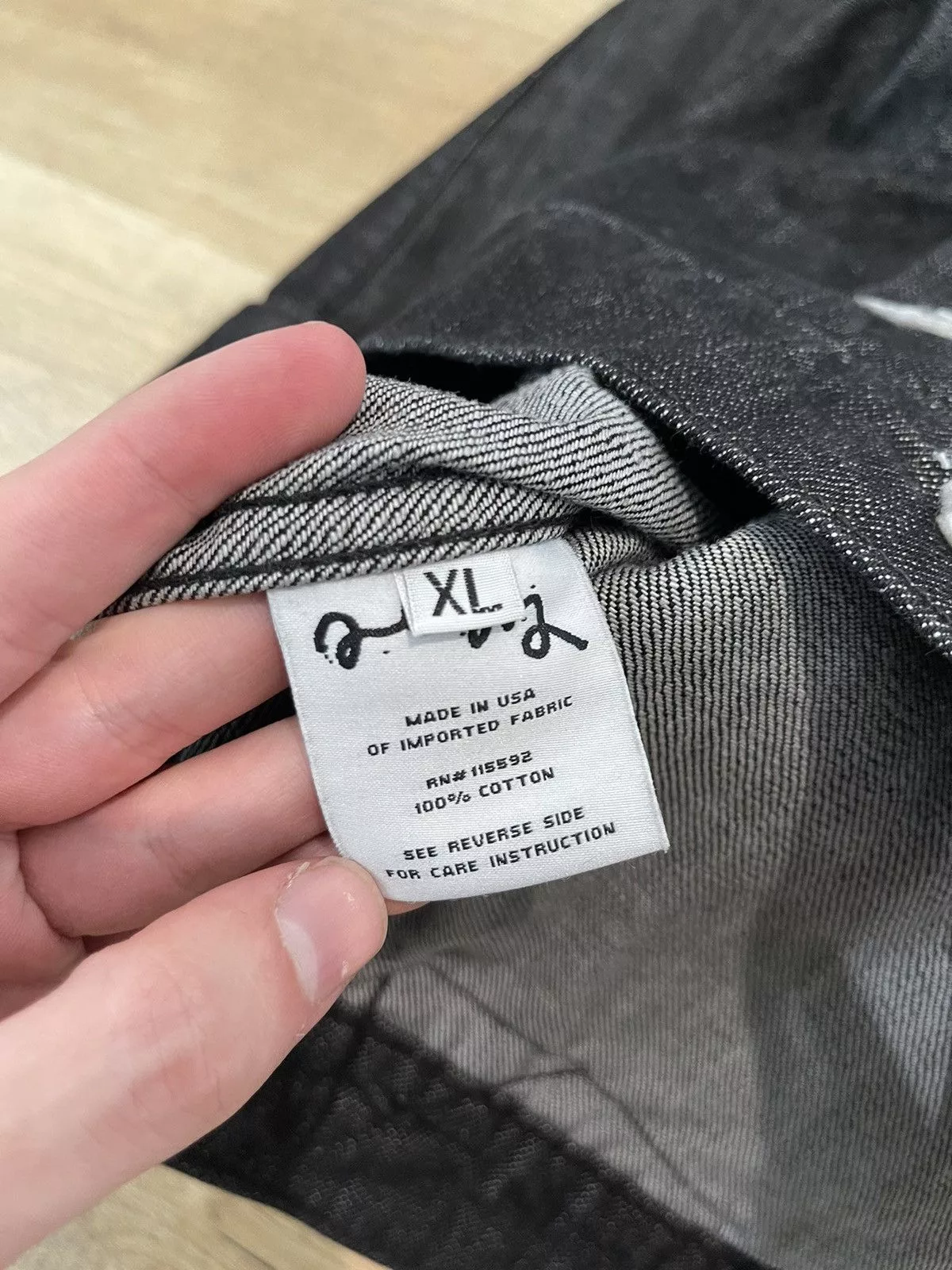 Asspizza Denim Jackets Asspizza Denim Jacket Black