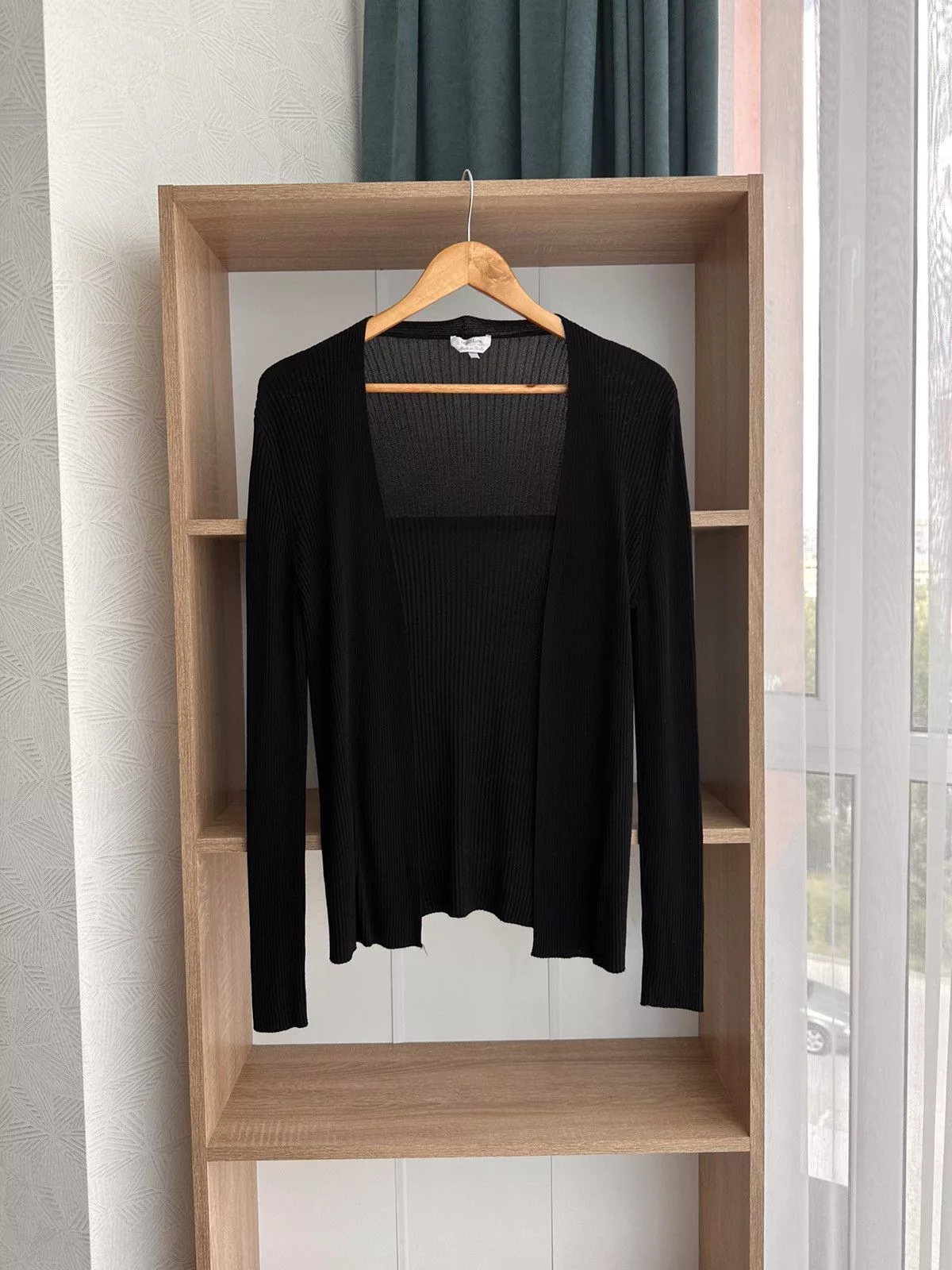 Max Mara Sweaters Max Mara × Vintage Vintage Max Mara Luxury Virgin Wool Formal Cardigan Black