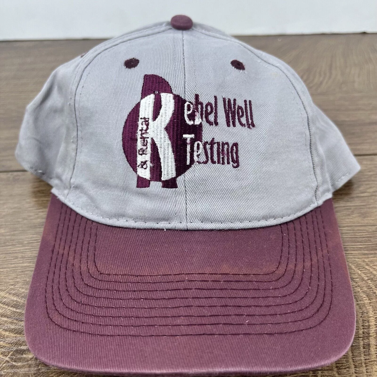 Other Hats Other Rebel Well Testing Hat Snapback Hat Gray Adjustable Hat Adul