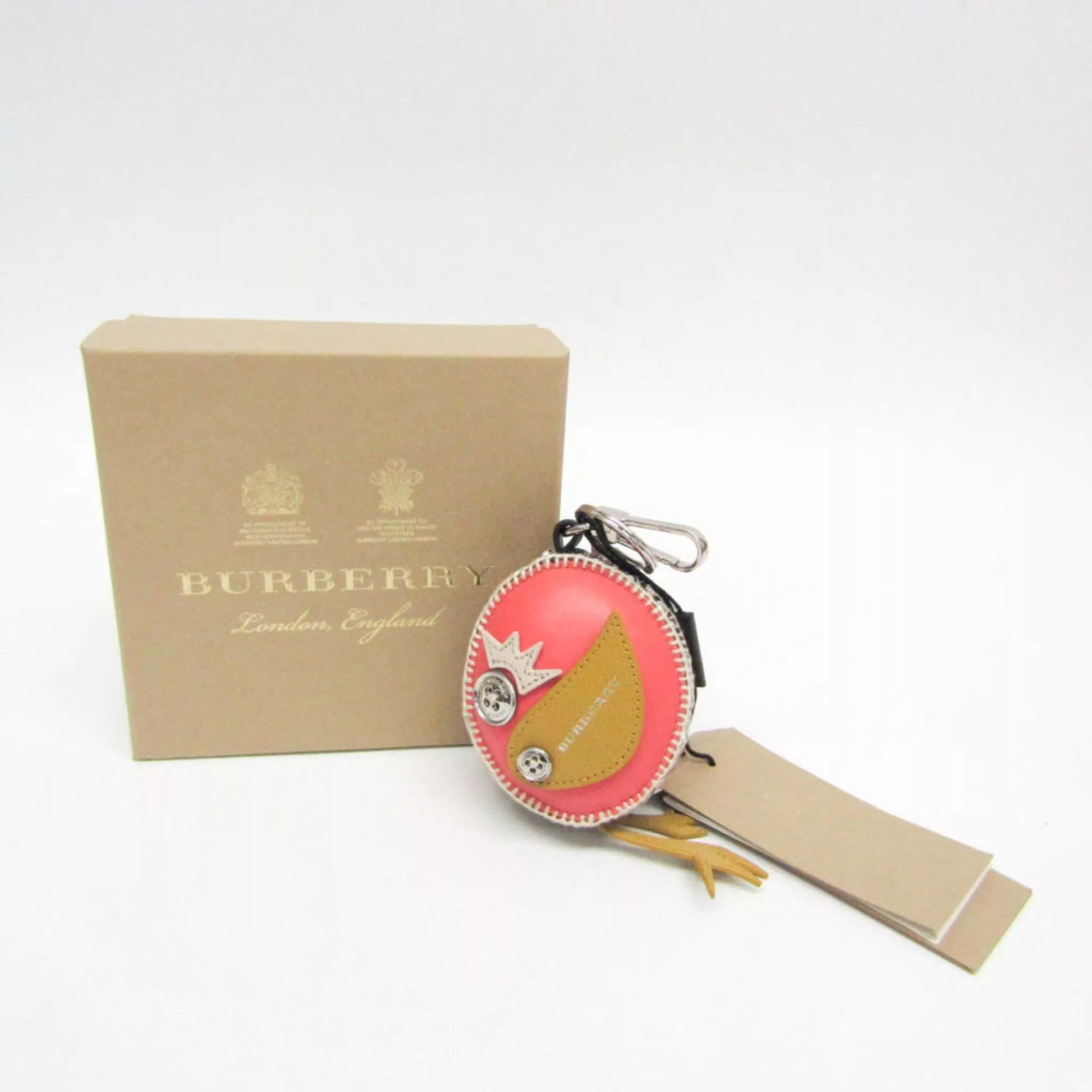 Burberry Miscellaneous Burberry BIRD CHARM 8001237 Keyring (Brown,Pink,Yellow)