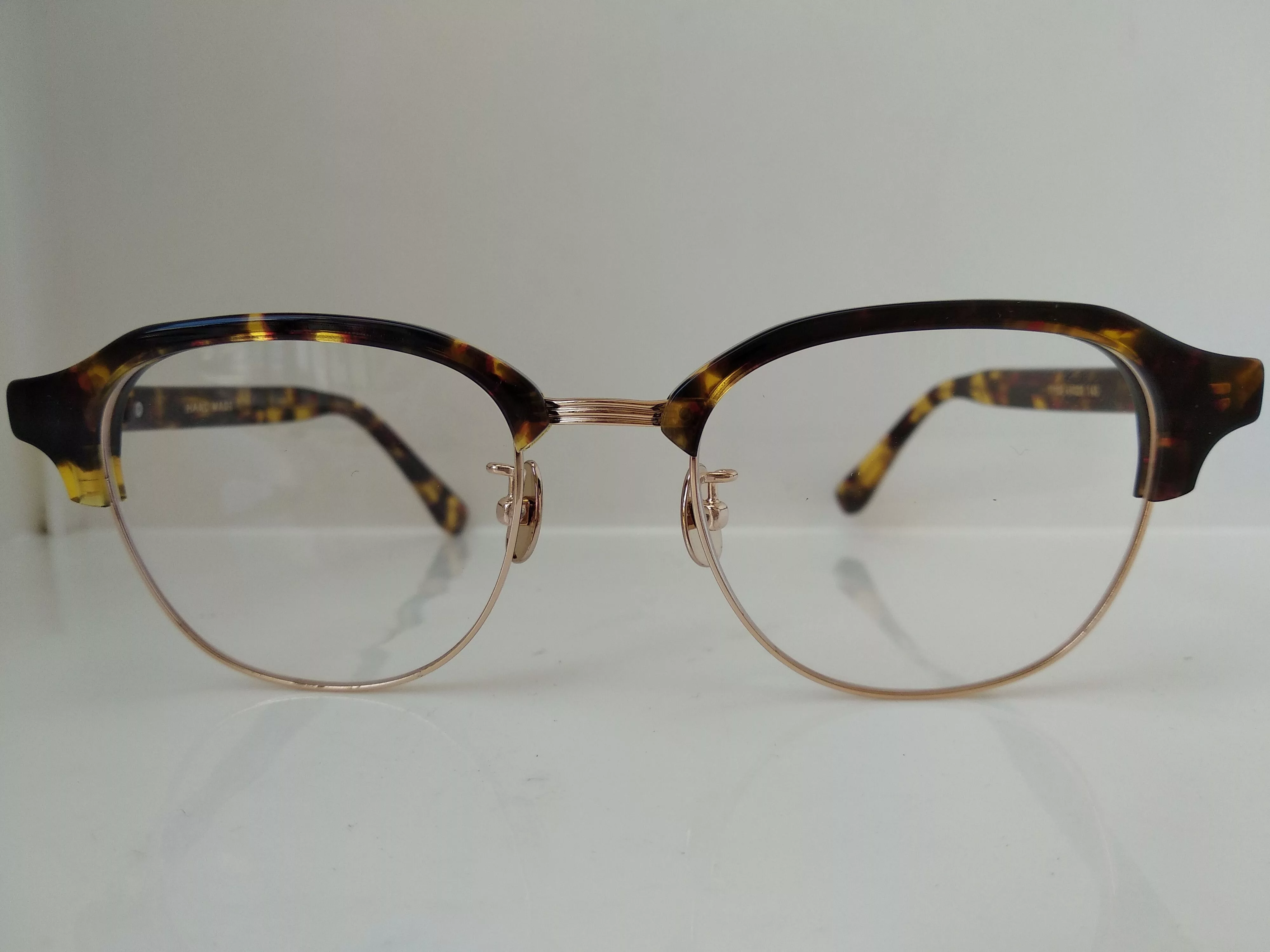 Other Glasses Other Mod Malcolm X Tortoise Gold Eyeglasses Frame Multi