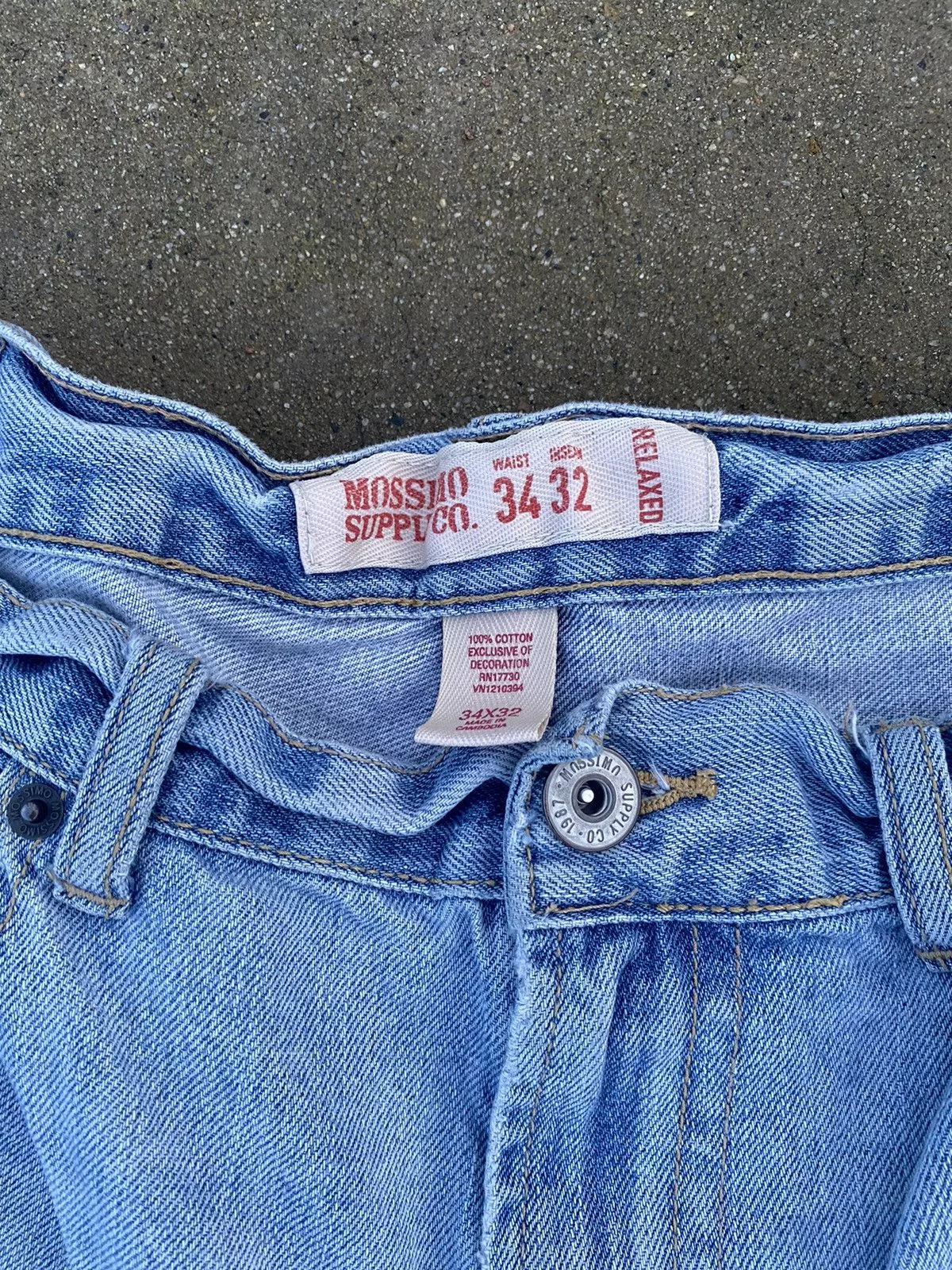 Mossimo Denim Mossimo × Vintage Vintage light wash denim Blue