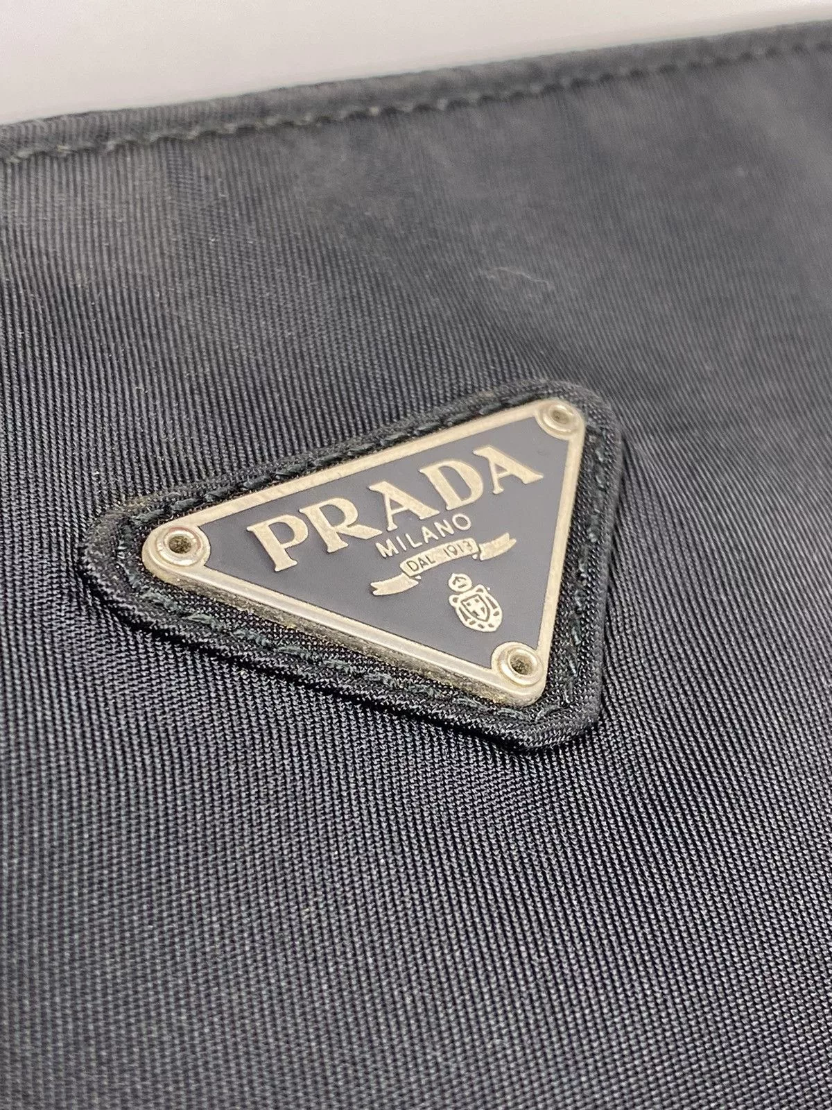 Prada Clutches Prada Tessuto Beauty Nylon Clutch Bag Black