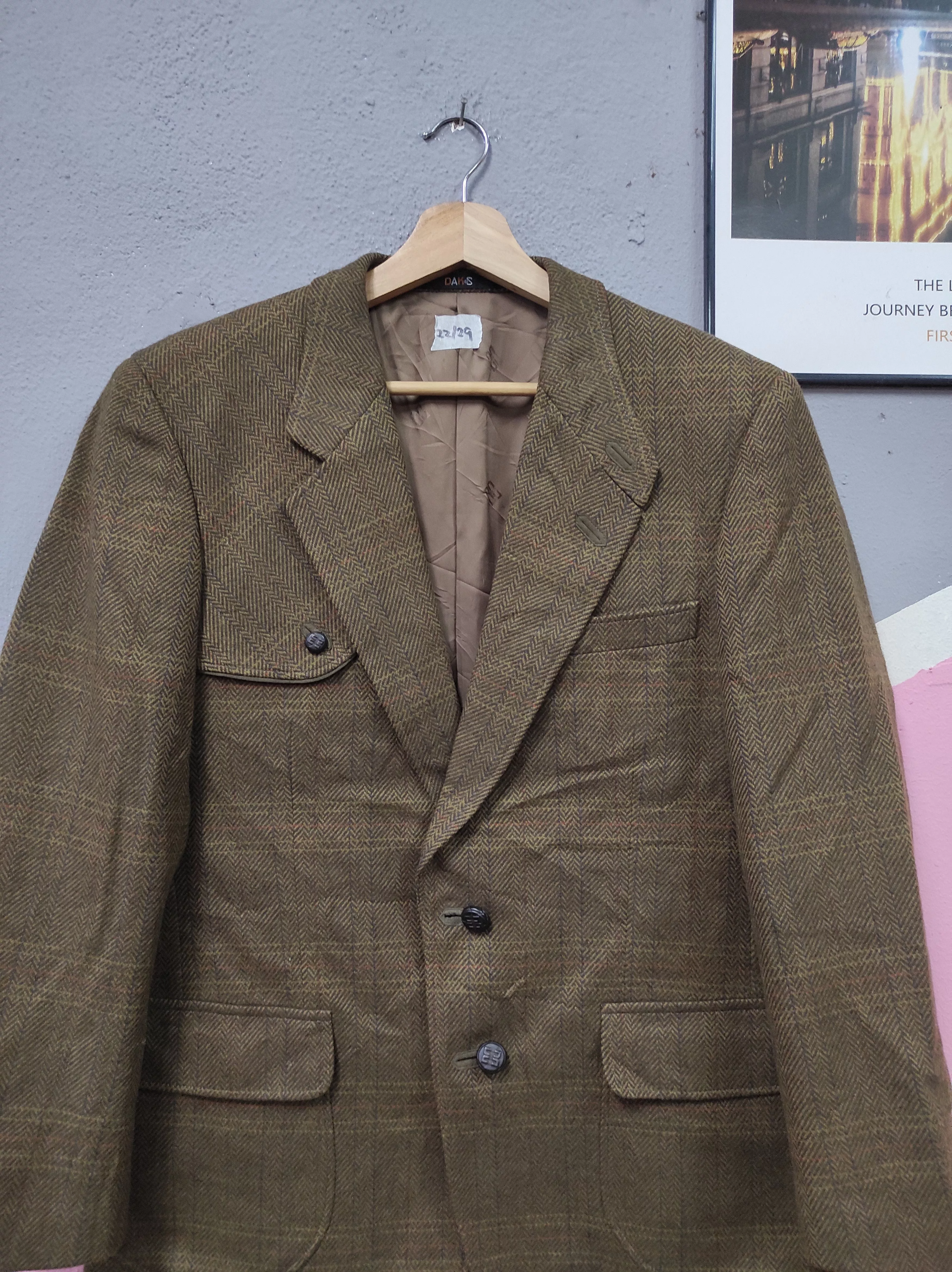 DAKS Blazers DAKS PLAID BLAZER JACKET Multi