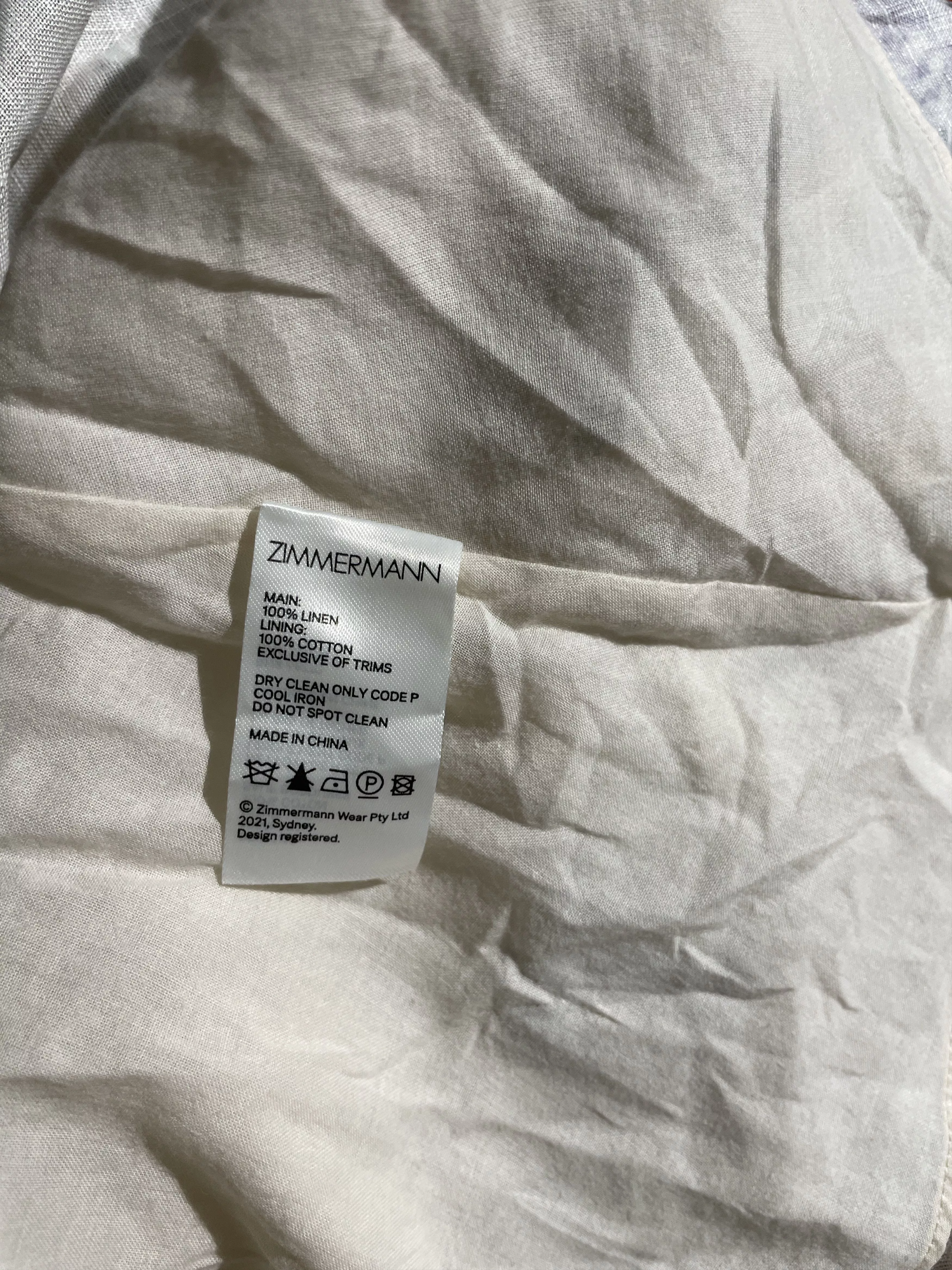 Zimmermann Mini Dresses Zimmermann Cassia Ruffle Mini Dress Multi