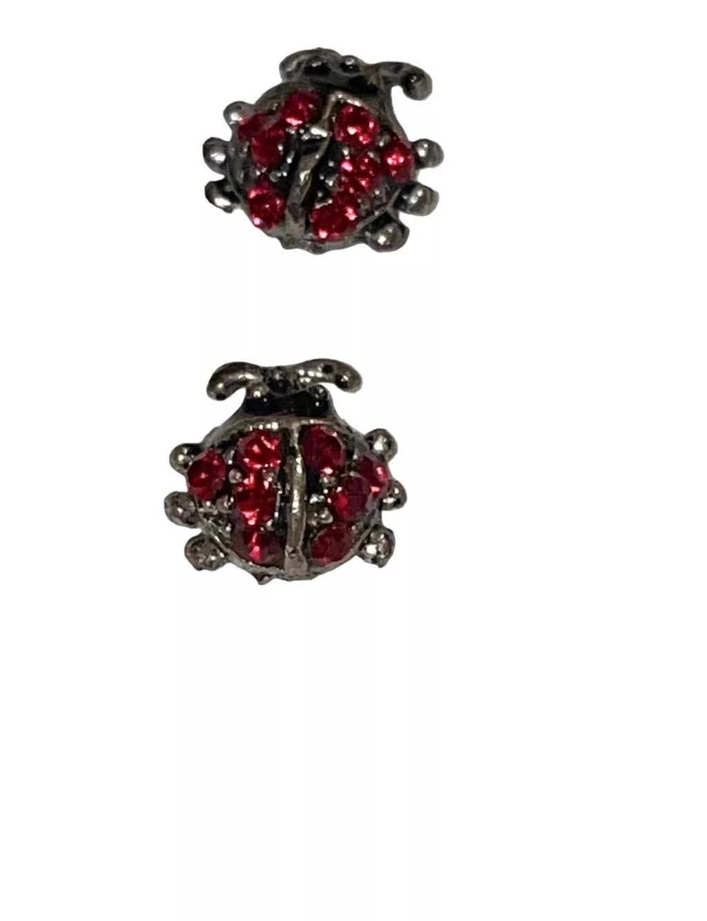 Swarovski Earrings Swarovski Crystal Mini Ladybug Earrings Red