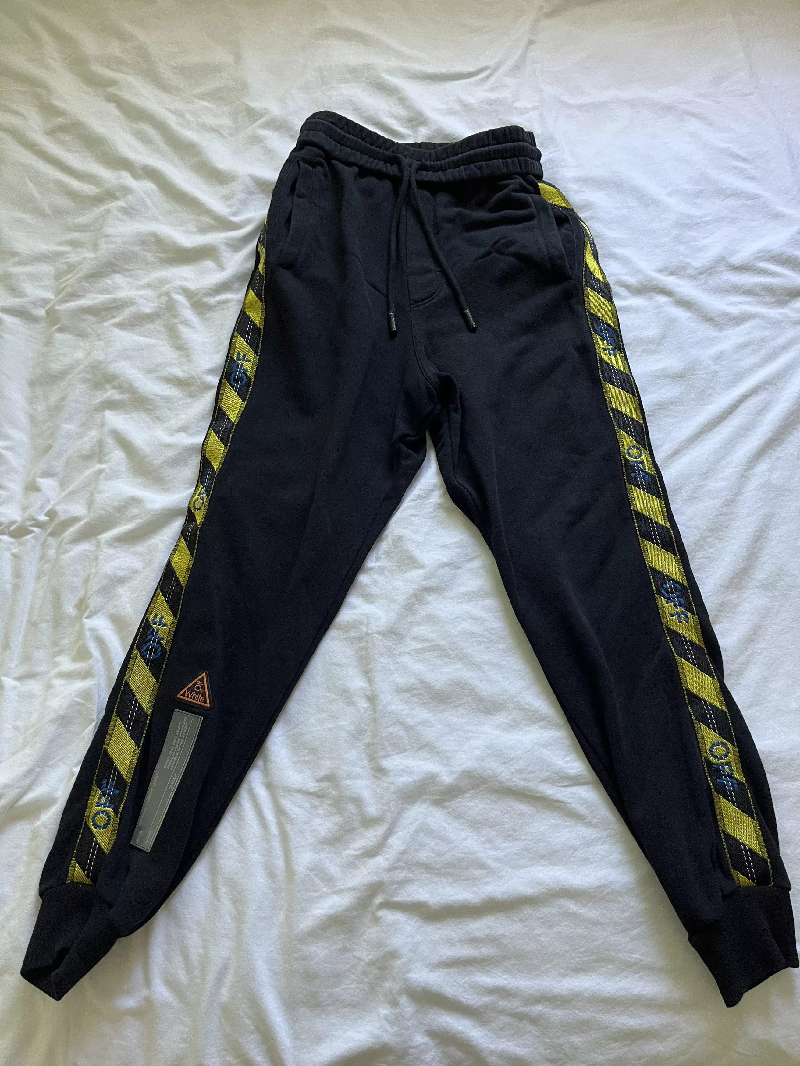 Off-White Sweatpants Off-White Tape Sweatpants Black