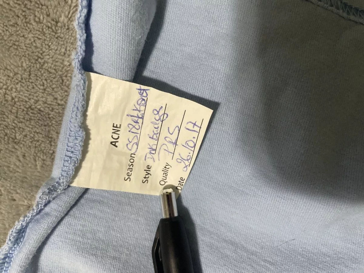 Acne Studios Short Sleeve T Shirts Acne Studios SAMPLE Shirt Blue