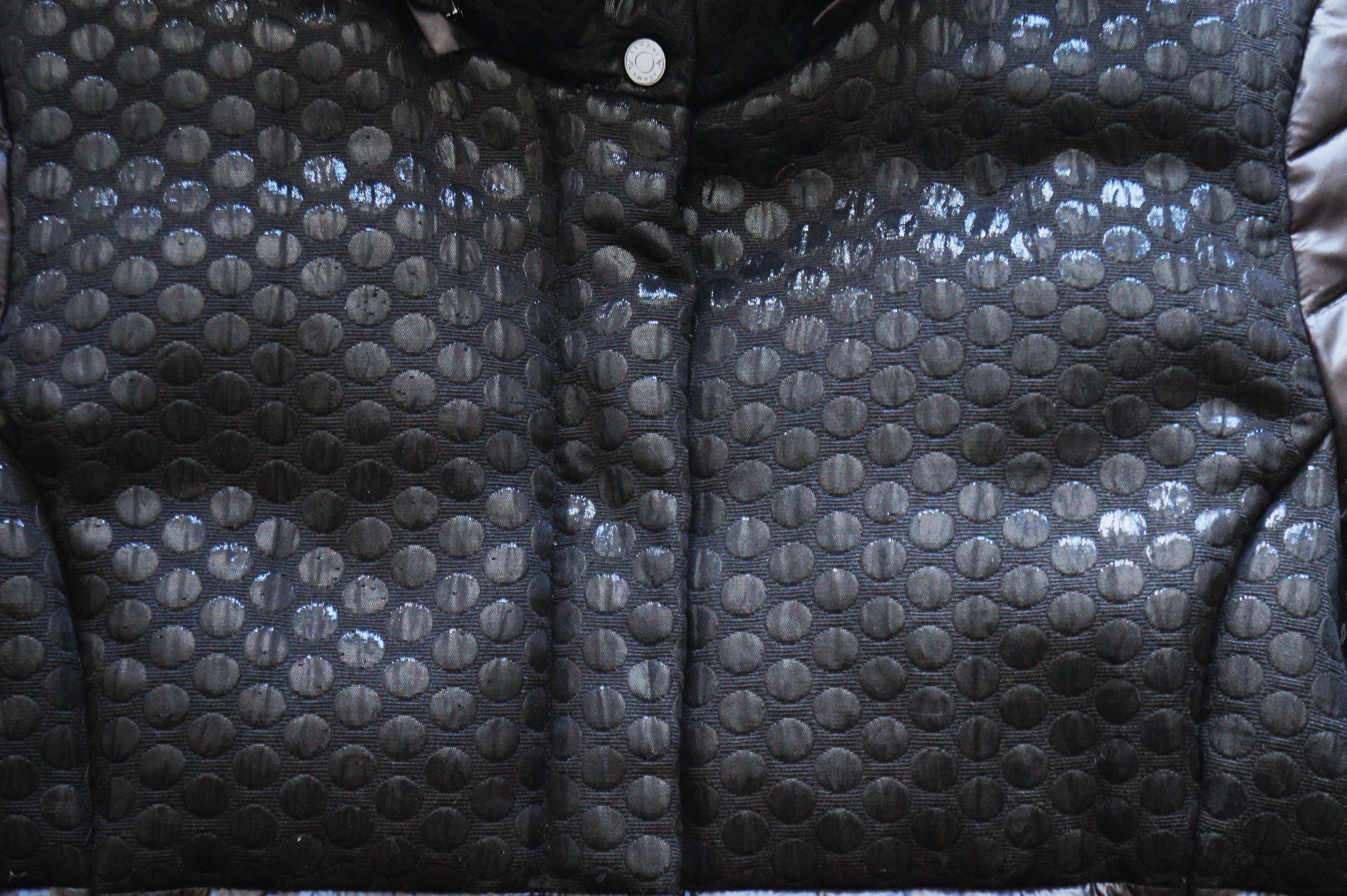 Armani Down Jackets Armani Jeans womens down jacket L size Black