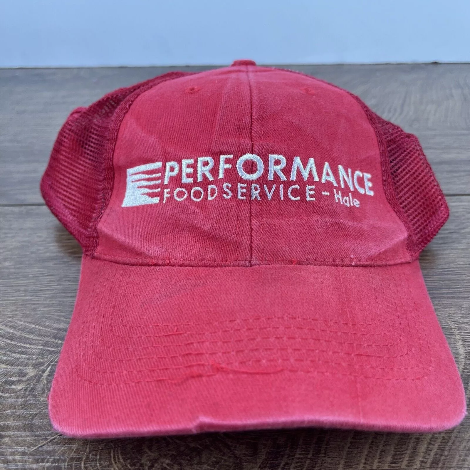 Other Hats Other Performance Food Service Hat Red Cap Adjustable Hat Red Adul