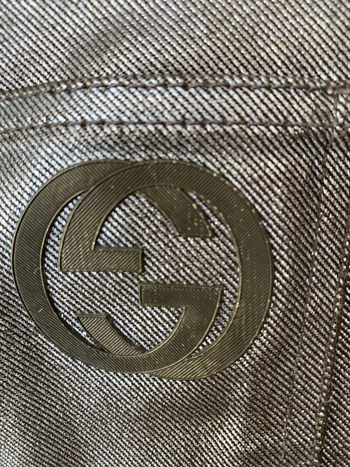 Gucci Jeans SS06 Gucci Wax Coated pants Multi
