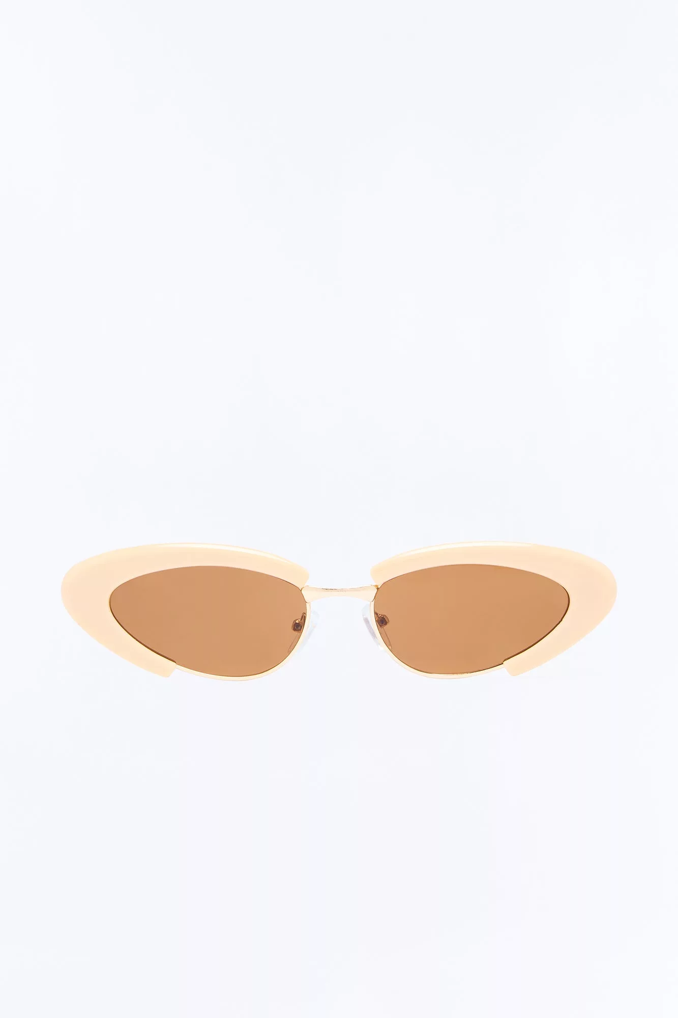 Pretty Catty Sunglasses - Nude