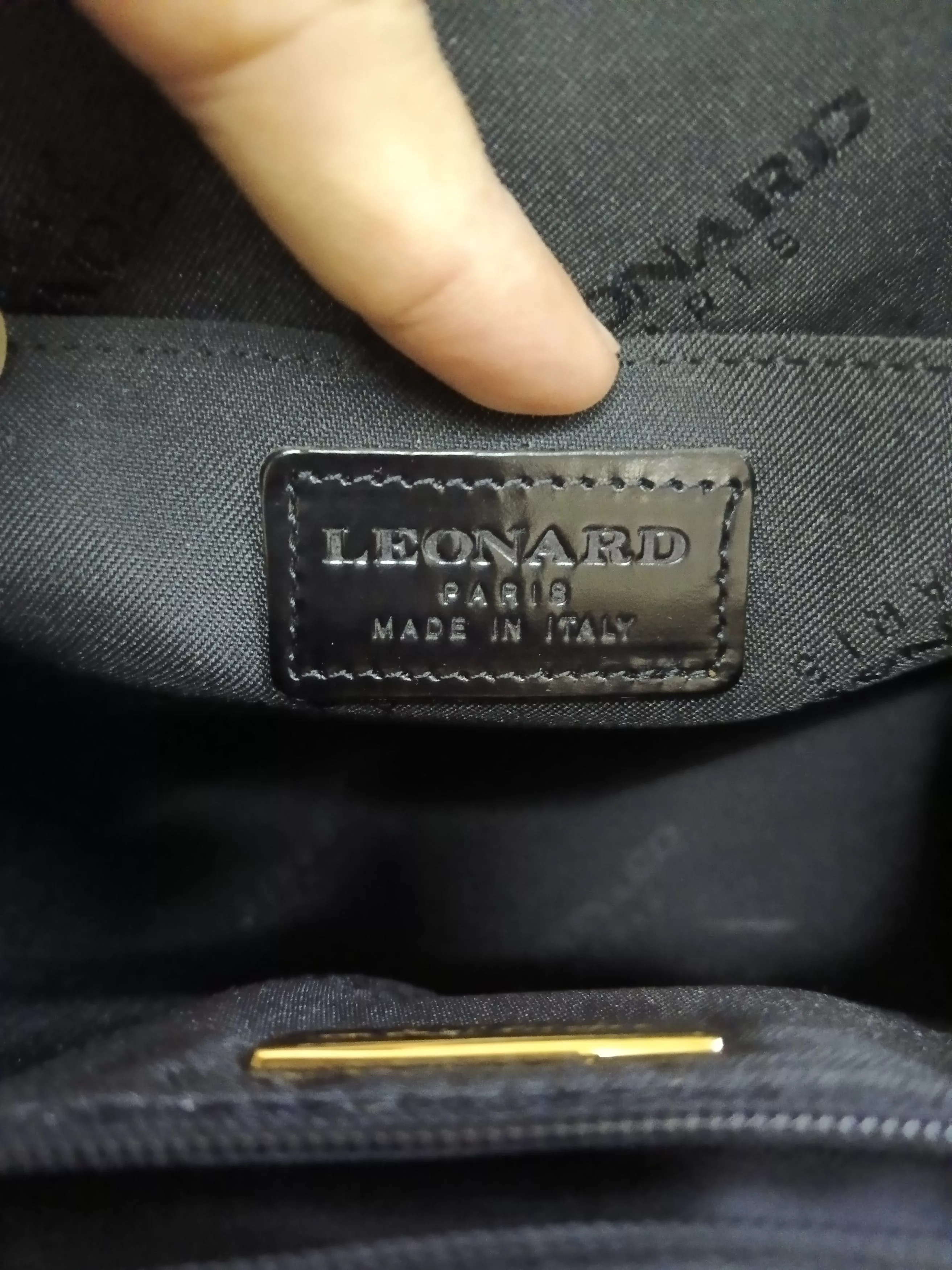 Leonard Paris Handle Bags LEONARD PARIS LEOPARD HANDCARRY Multi