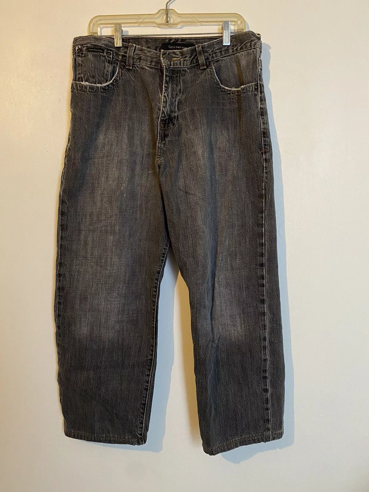 Calvin Klein Denim Calvin Klein × Vintage Calvin klein unwashed vintage jeans Black