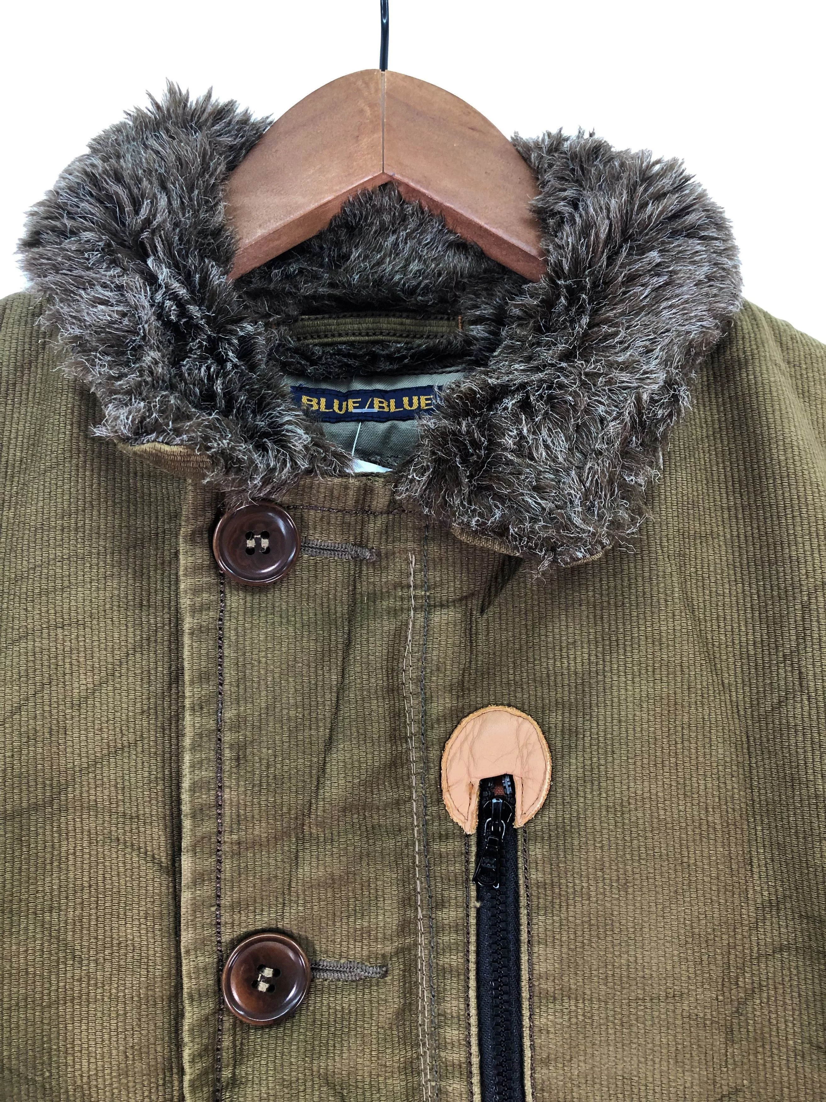 Blue Blue Japan Bombers Blue Blue Japan × Japanese Brand Vintage Blue Blue Japan N1 Deck Jacket Usn Military Style Brown