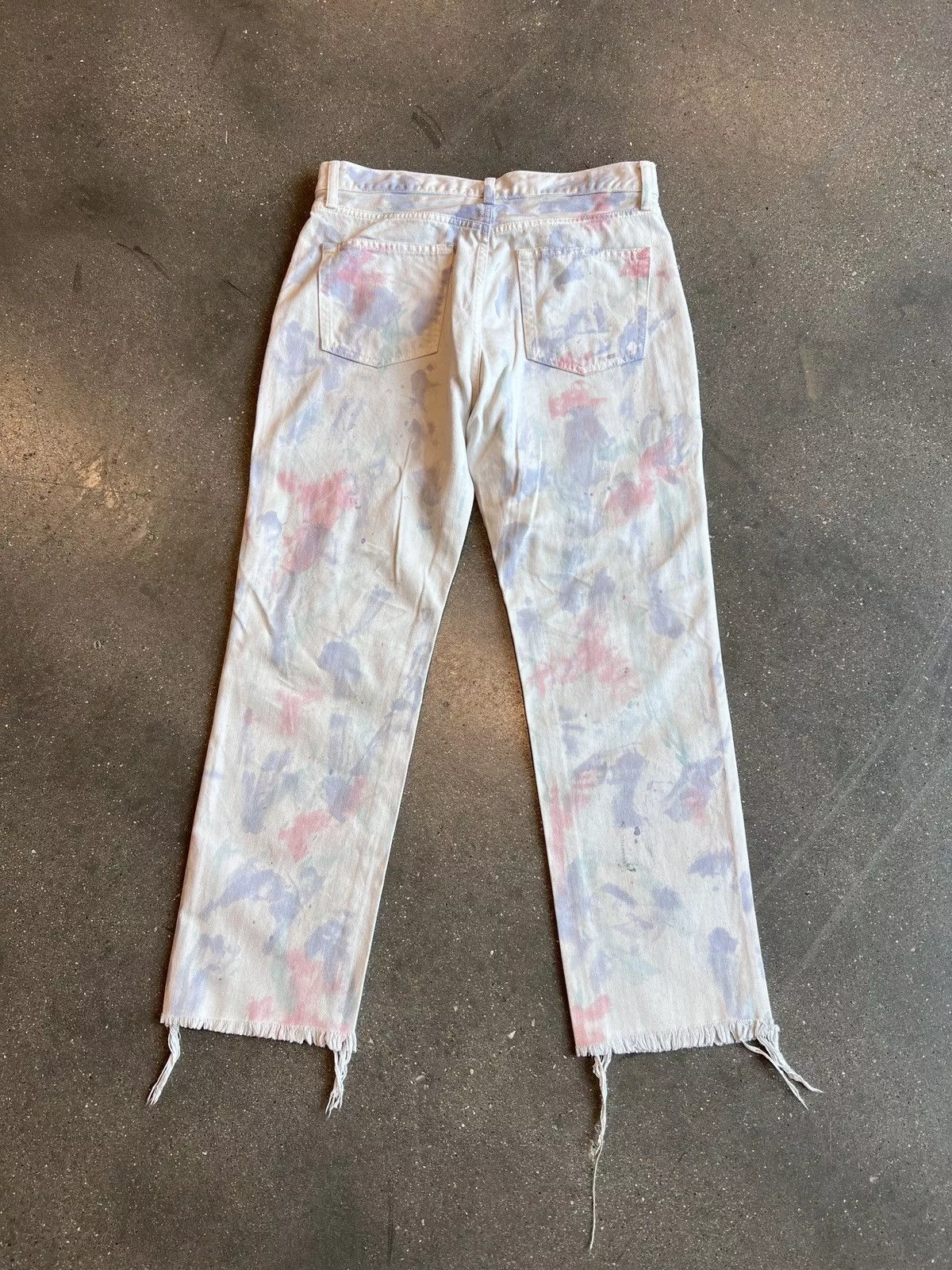 John Elliott Denim John Elliott John Elliot Watercolor Jeans White