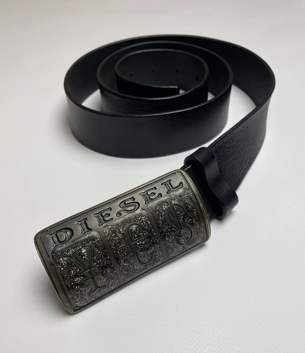 Diesel Belts Diesel × Vintage Very Rare Diesel “YES” Belt 💴💶💵 Black Avant-Garde