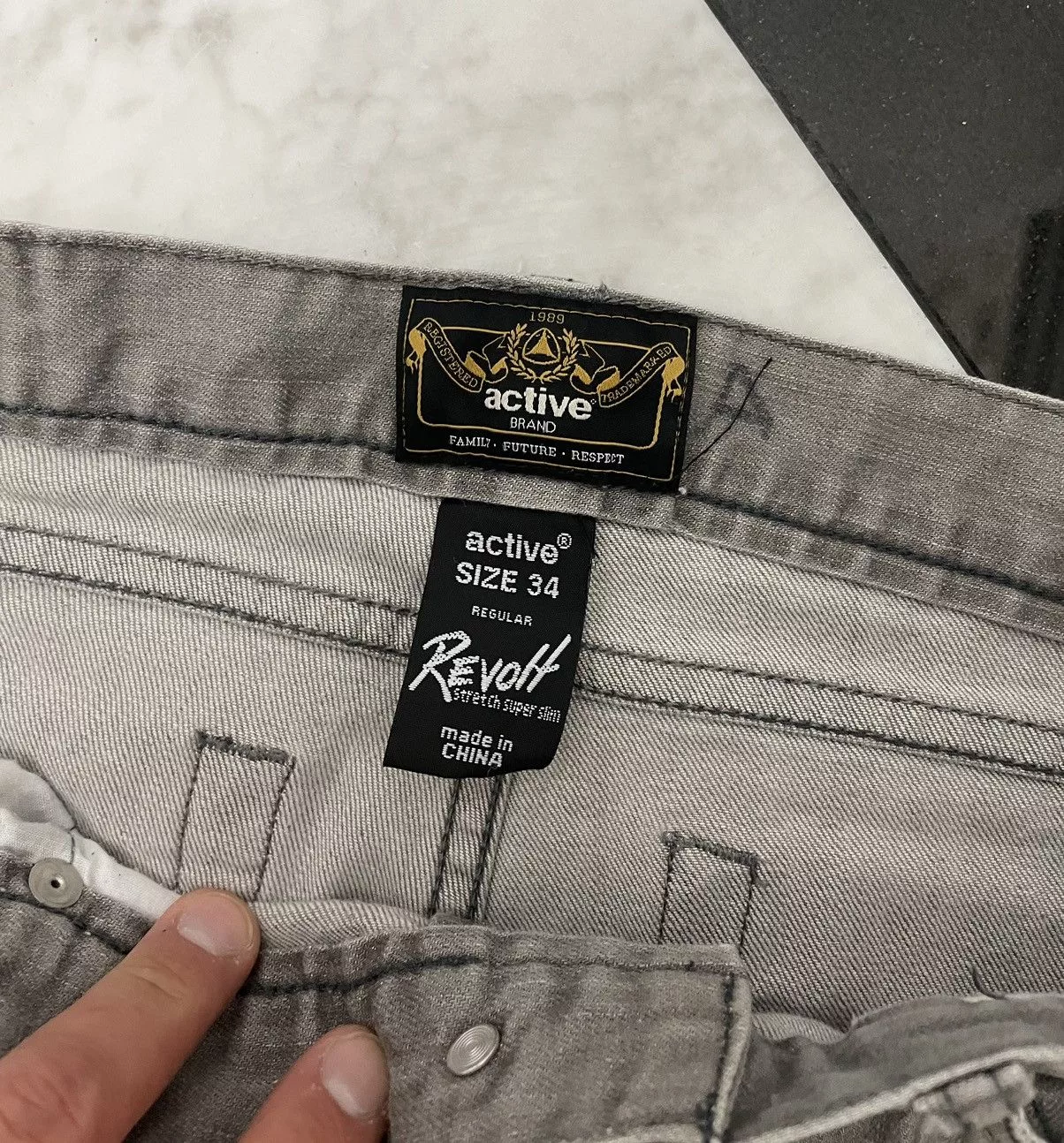 Other Denim Other 🔥 Vintage Active Brand Jeans Gray