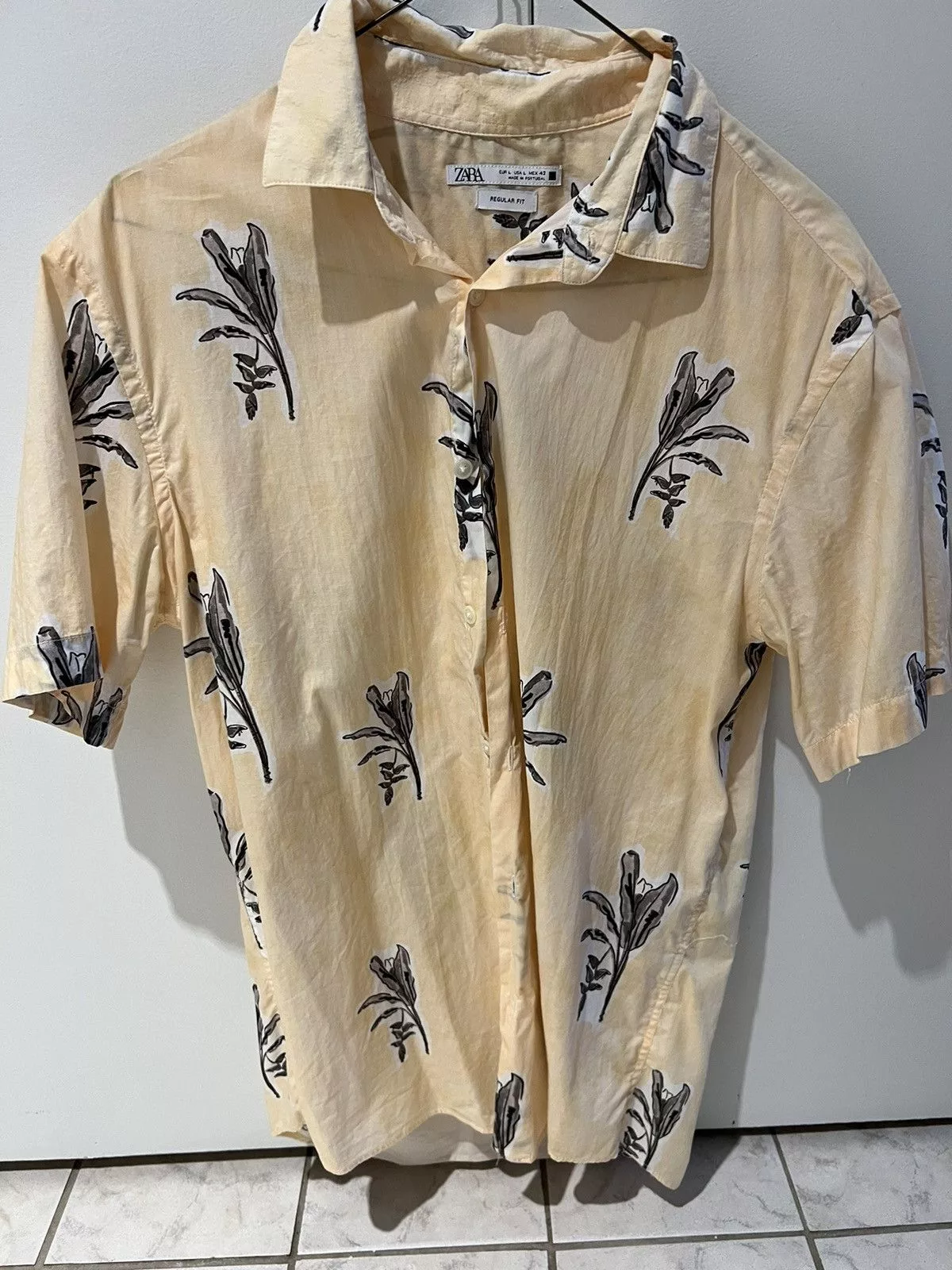 Zara Shirts Button Ups Zara button up Yellow