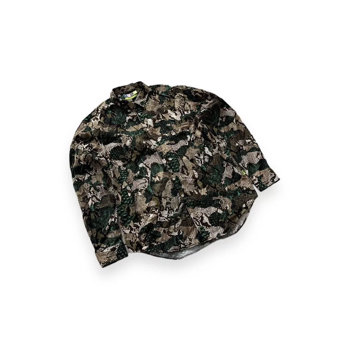 MSGM Shirts Button Ups MSGM × Vintage Msgm Shirt Snake Vintage Gray