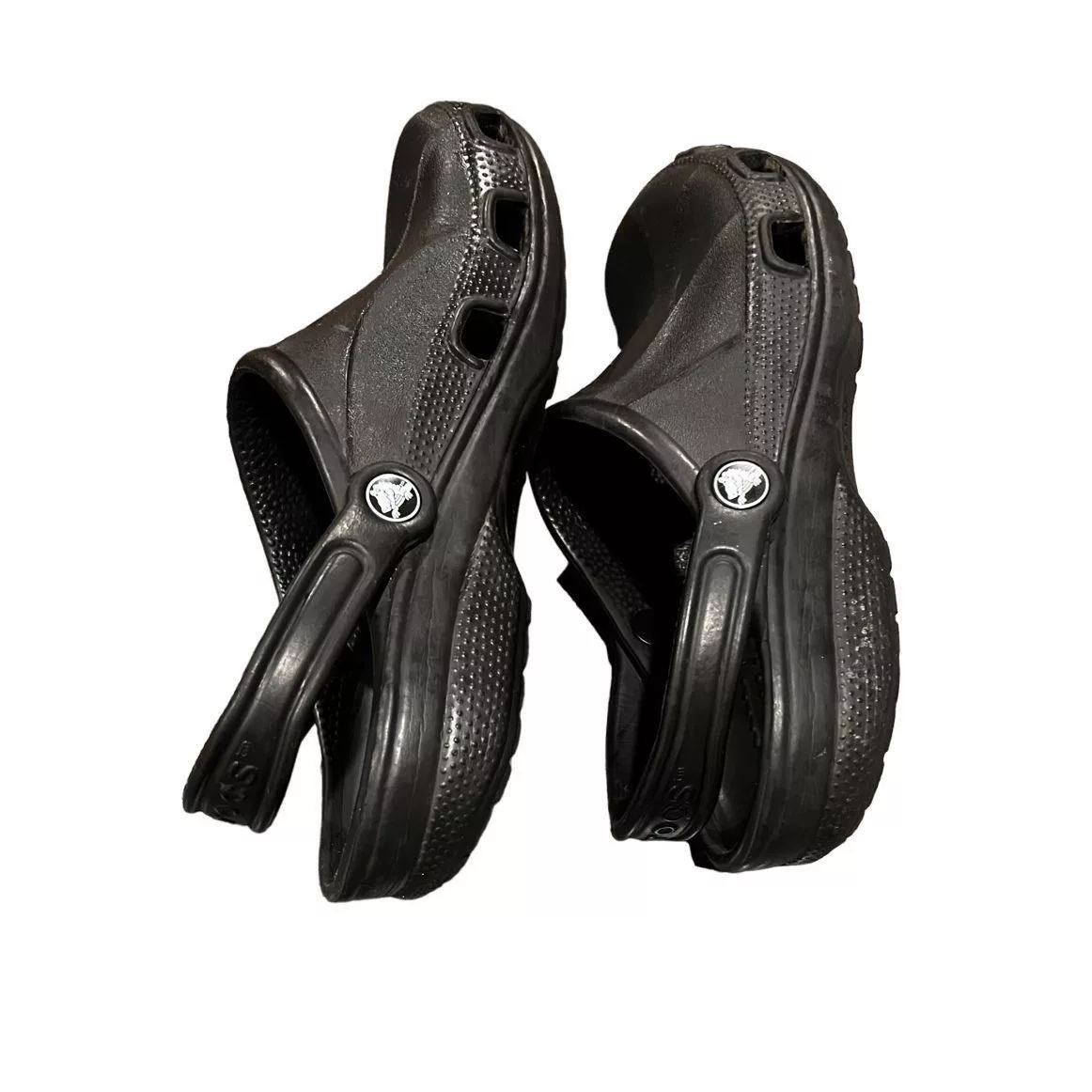 Crocs Sandals Crocs clogs shoes size 9-11 Black