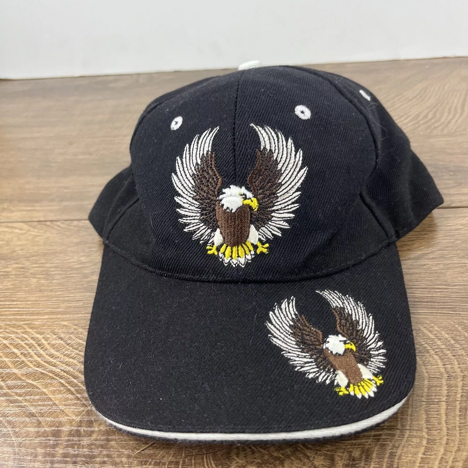 Other Hats Other Bald Eagle Hat America Bald Eagle Black Hat Adjustable Adult