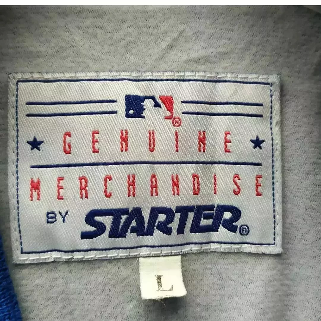 Starter Light Jackets Starter × Vintage VINTAGE 90'S STARTER DODGERS NOMO VARSITY BOMBER JACKET Blue