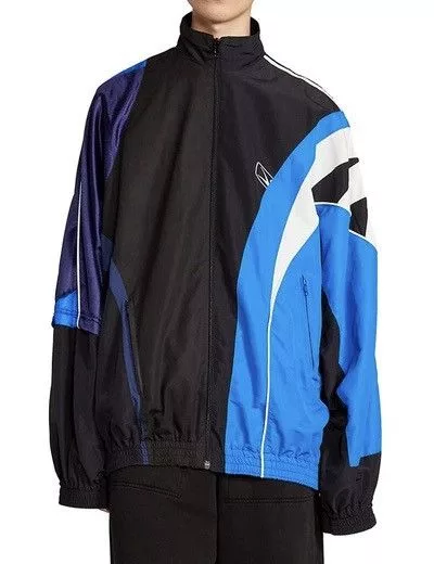 Balenciaga Light Jackets Balenciaga Split Track Suit Jacket Black