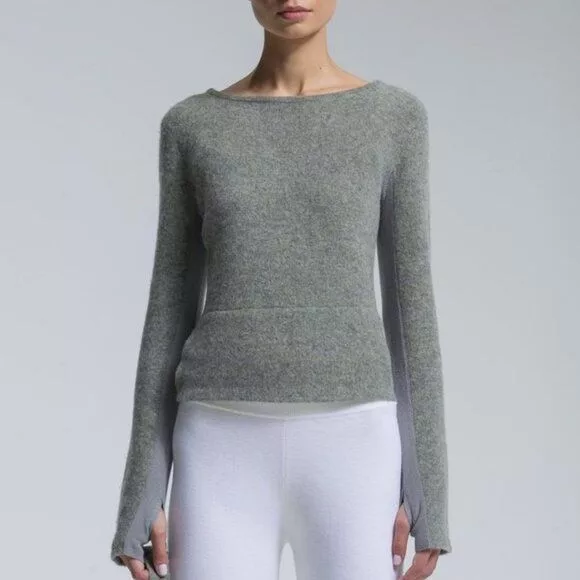 Designer Sweaters Designer NFP Boiled Merino Wool Strap Convertible Cut Out Sweater Cag Multi Streetwear