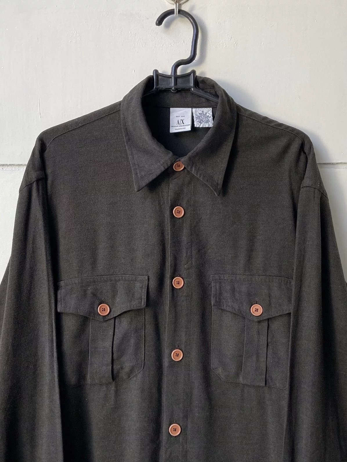 Armani Exchange Shirts Button Ups ARMANI EXCHANGE Brown Shirt