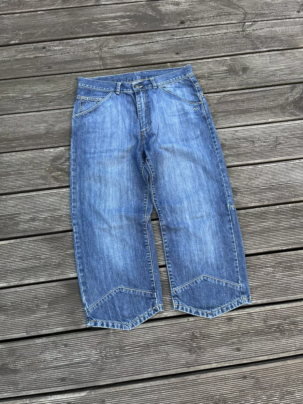 Burberry Shorts Vintage Thomas Burberry Denim Shorts Pants Jorts 32 80s/90s Blue