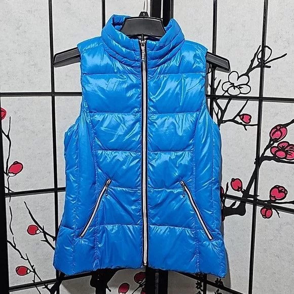 Other Vests Other Anorak Blue Puffer Vest Size Medium NWT