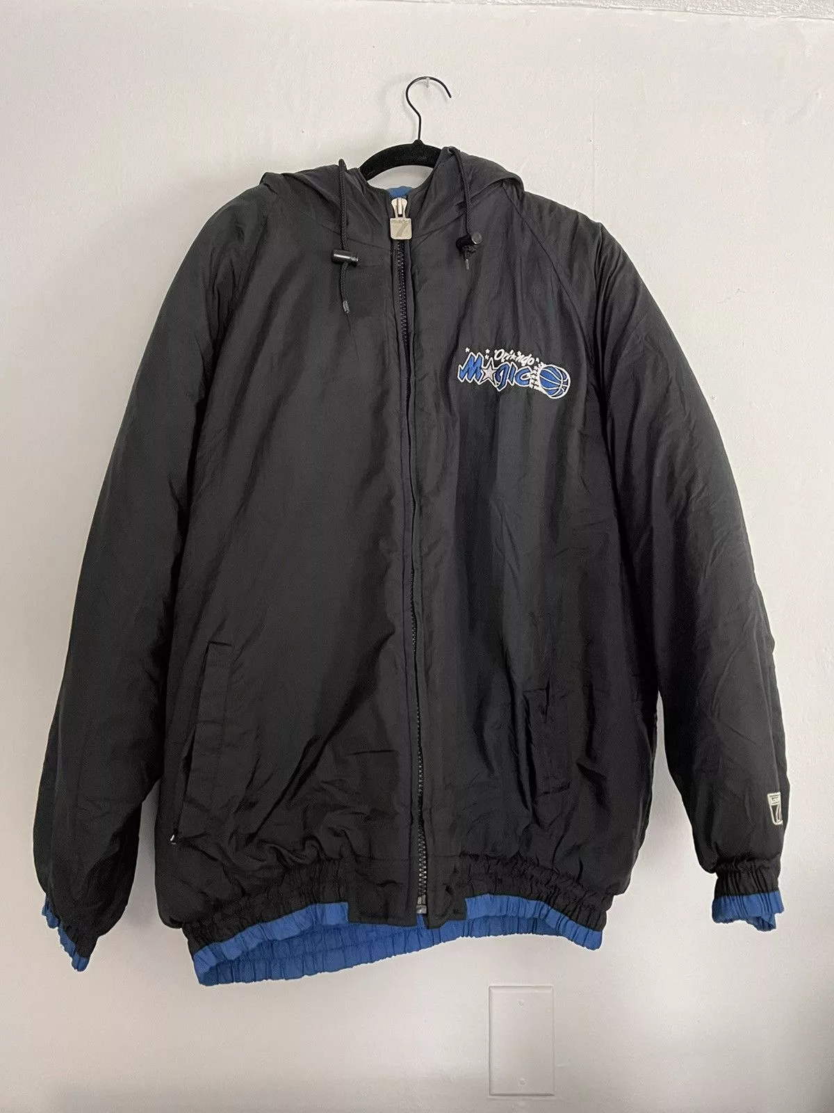 Logo 7 Heavy Coats Logo 7 × NBA × Vintage Orlando Magic Logo 7 Jacket Black