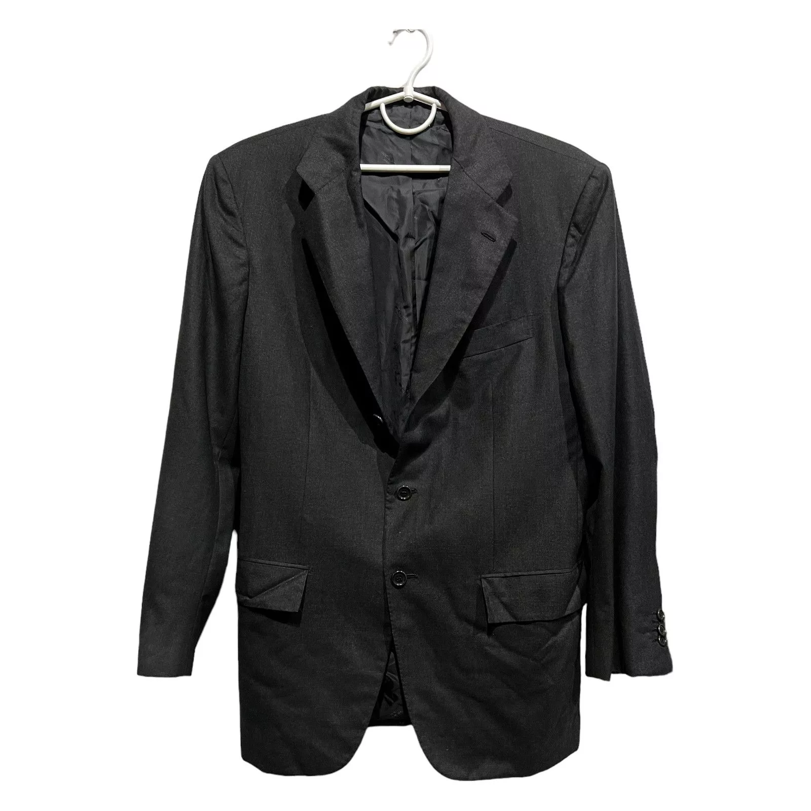 Kiton Blazers Kiton Blazer Jacket size 48 Blanc Blu Super 180 14 Micron Black