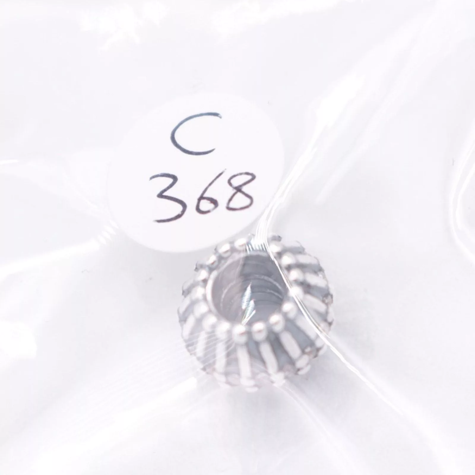 pandora Charms Authentic PANDORA Show Stopper with Black CZ Charm