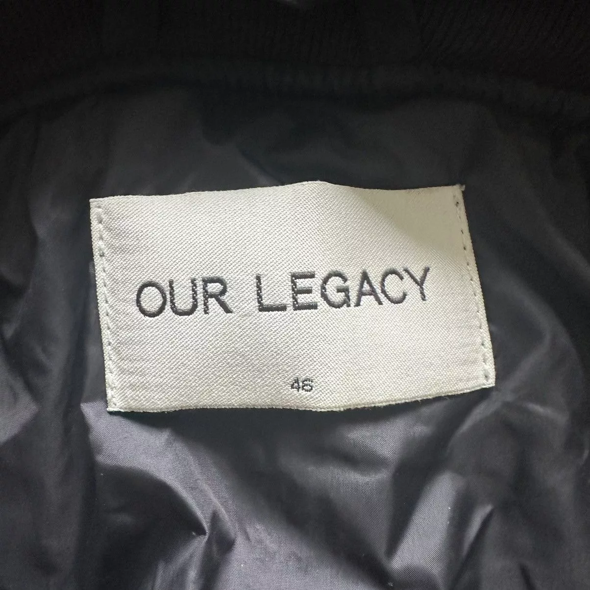 Our Legacy Parkas Our Legacy Black Wave coat