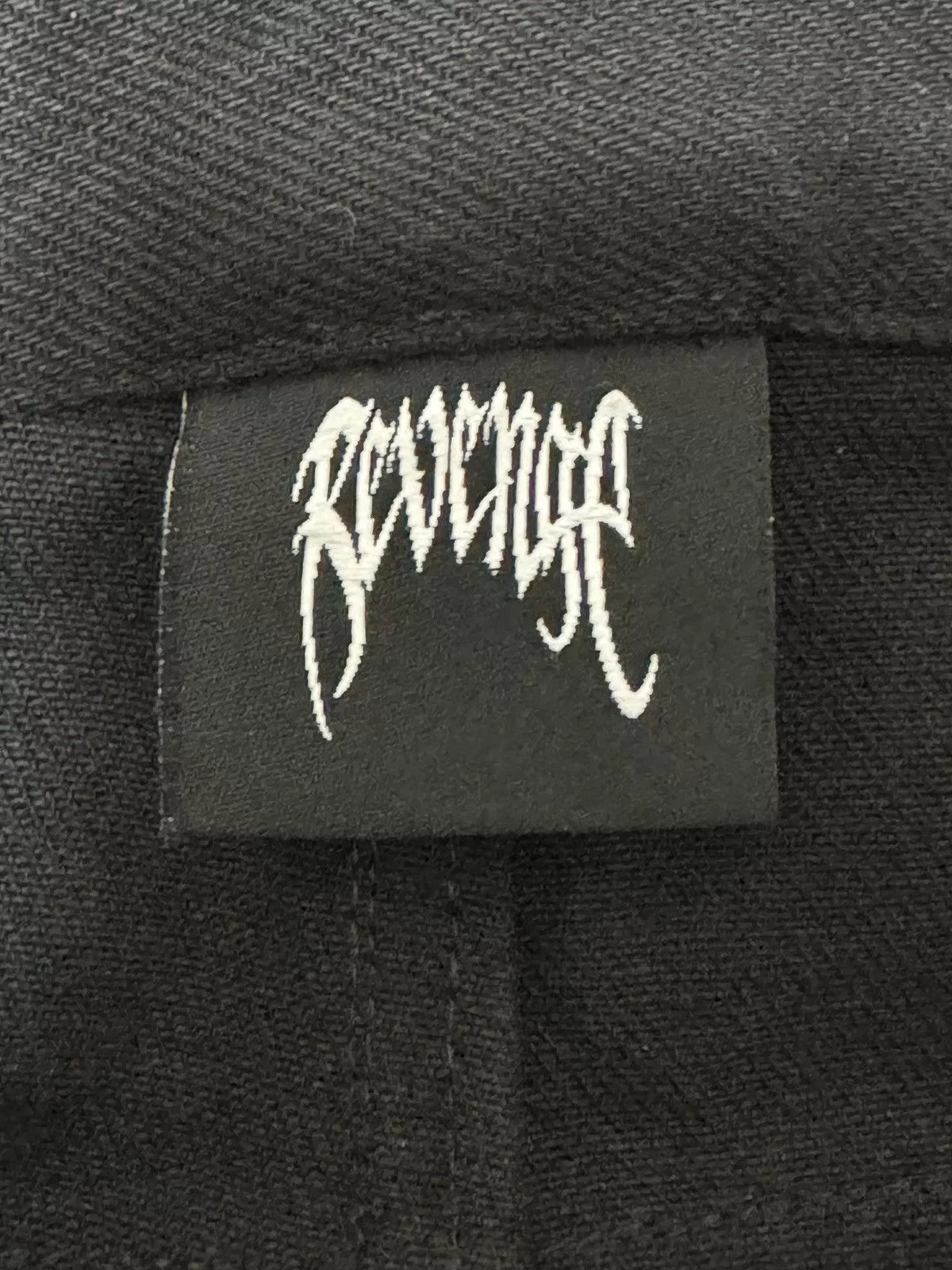 Revenge Denim Revenge Black Embroided Denim