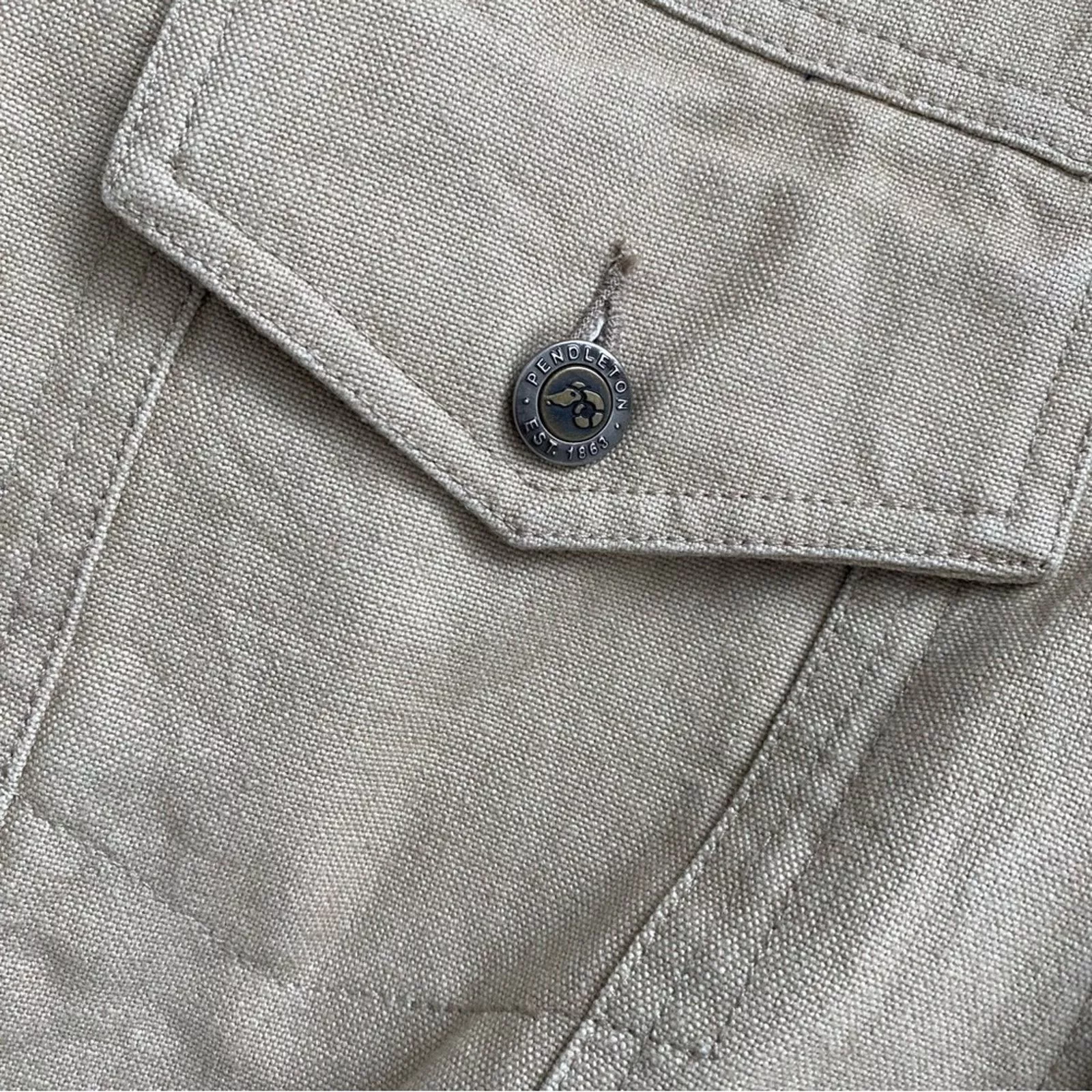 Pendleton Jackets Vintage Pendleton Trucker Jacket Brown