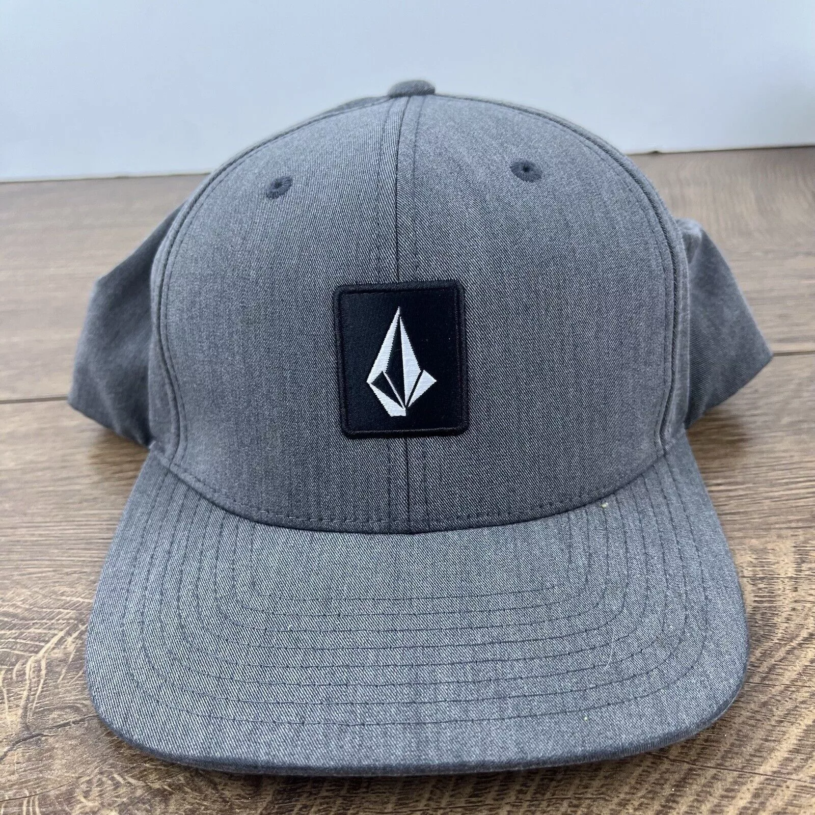 Other Hats Other Diamond Hat Crystal Diamond Snapback Hat Gray Adjustable Hat