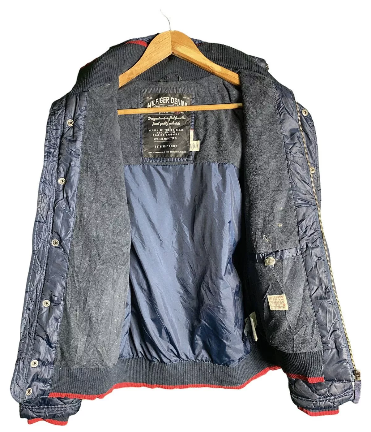 Tommy Hilfiger Light Jackets Tommy Hilfiger TOMMY HILFINGER QUILTED DOWN JACKET Blue Streetwear