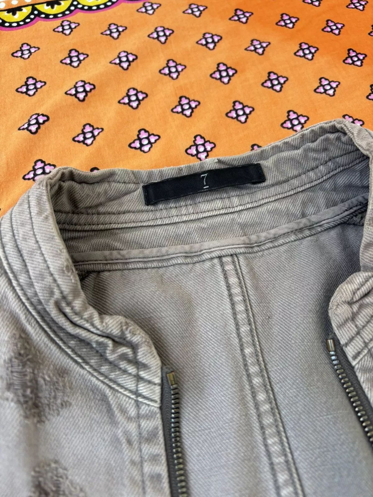 Julius Denim Jackets Julius Juluis 7 Denim Jacket Beige
